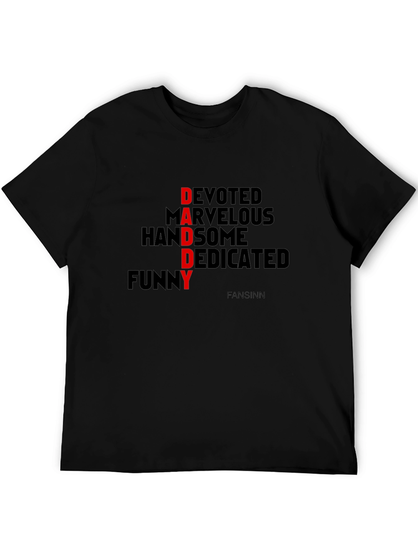 Daddy Devoted Graphic Tee - Black Cotton T-Shirt