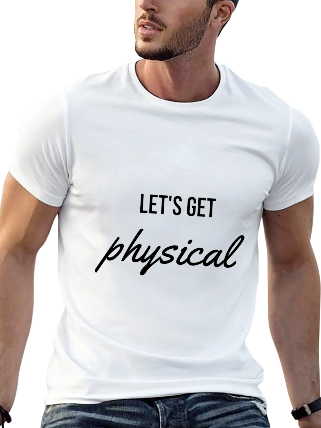Lets Get Physical Graphic Tee - Black