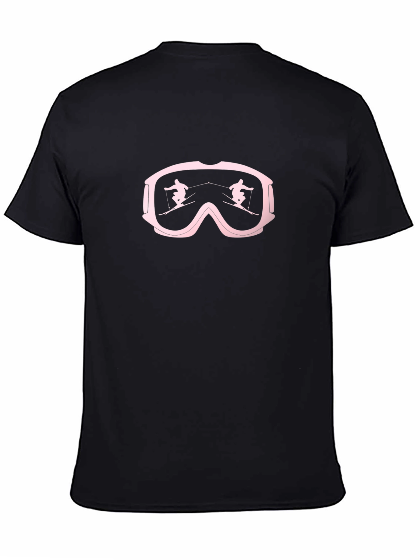Ski Goggles T-Shirt - Black Skiing Tee
