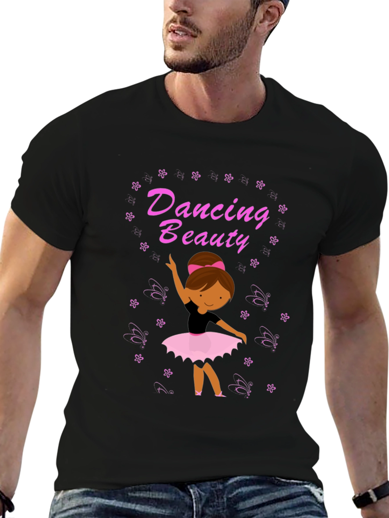 Dancing Beauty Black T-Shirt