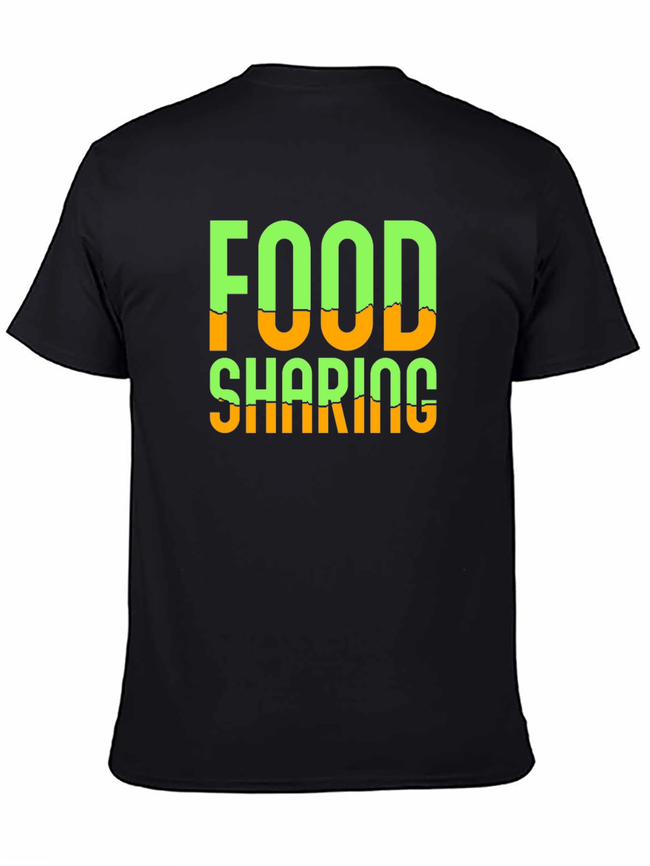 Food Sharing Graphic Tee - Black