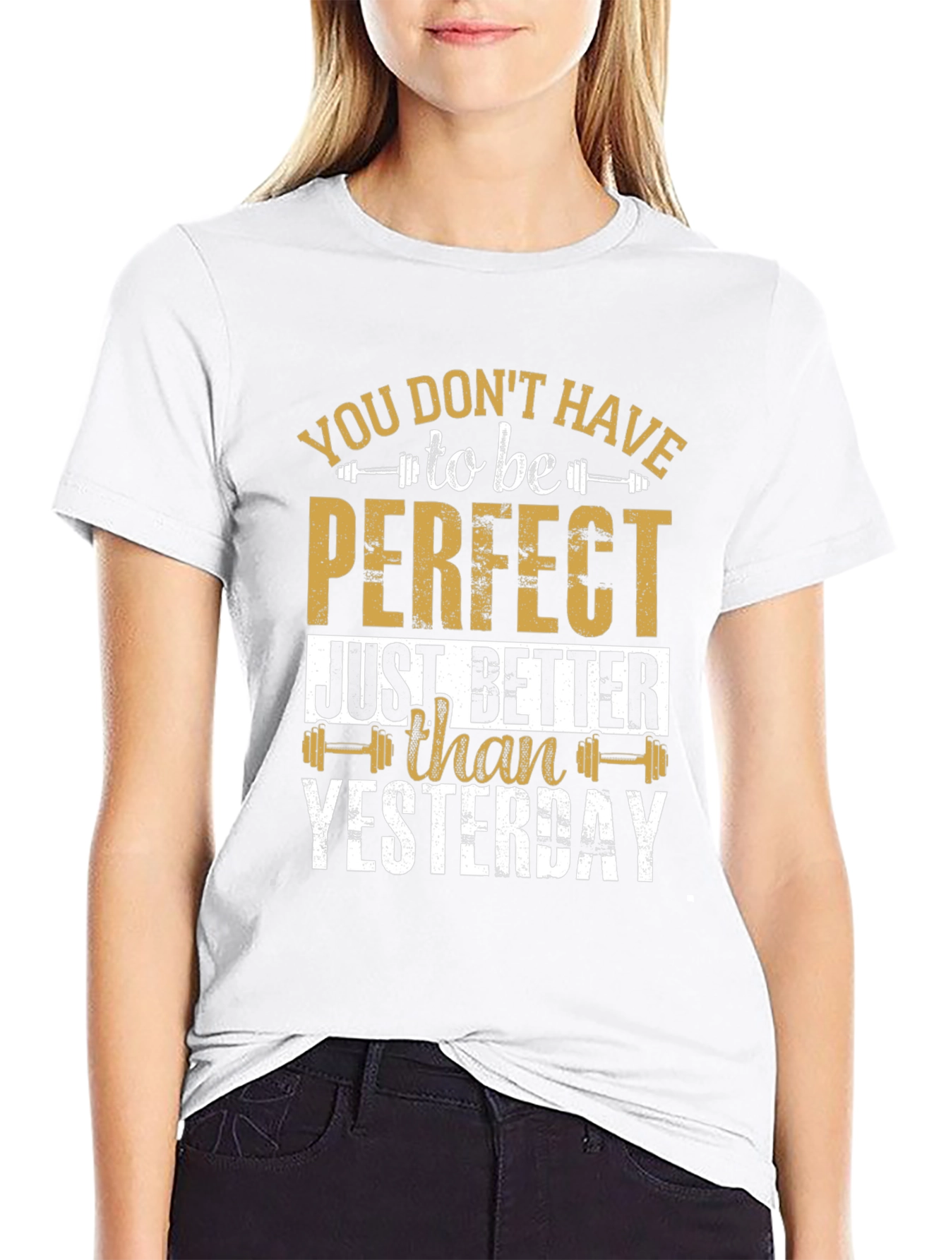 Inspirational Gym T-Shirt: Better Than Yesterday