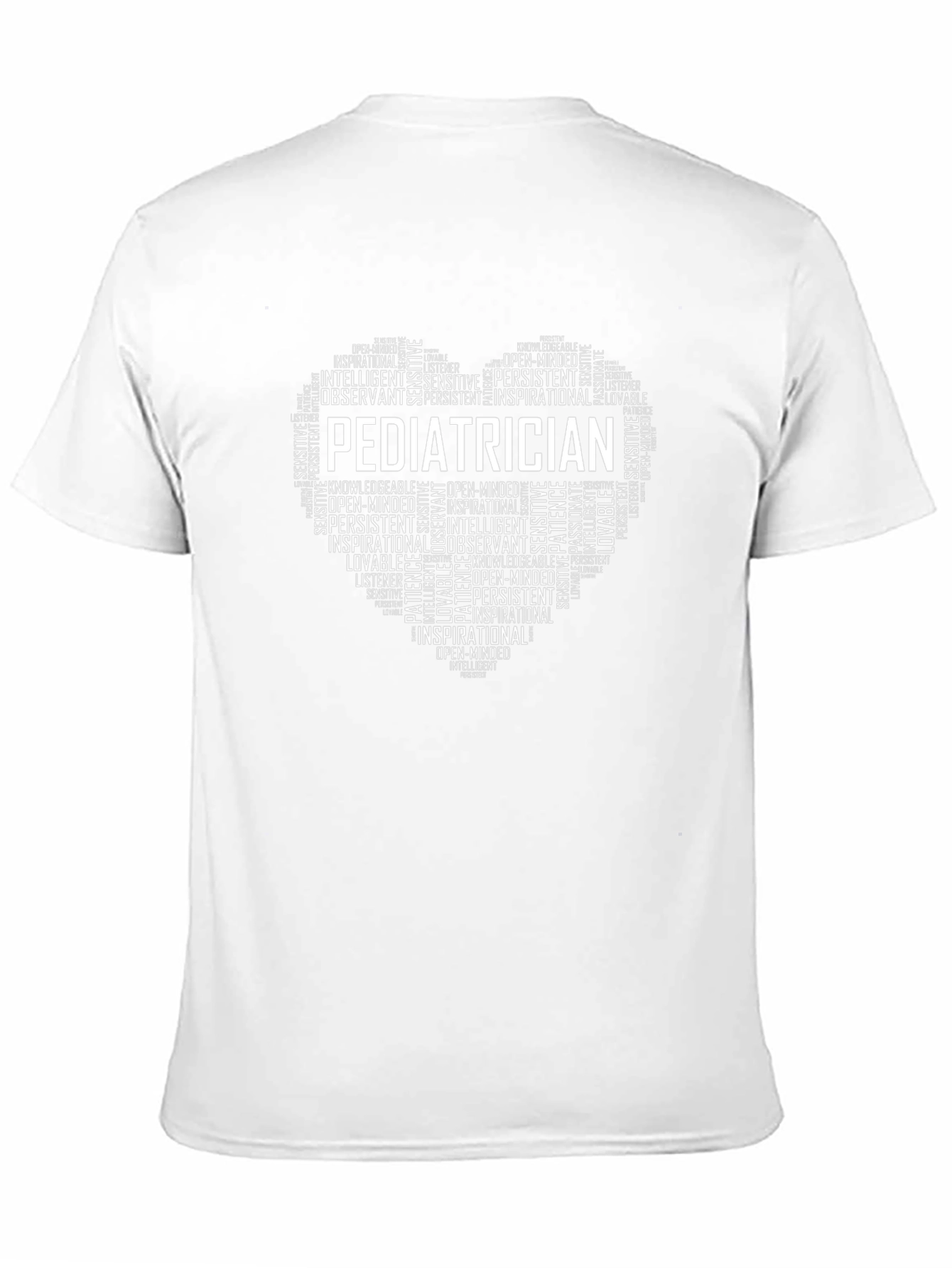 Pediatrician Word Art Heart T-Shirt