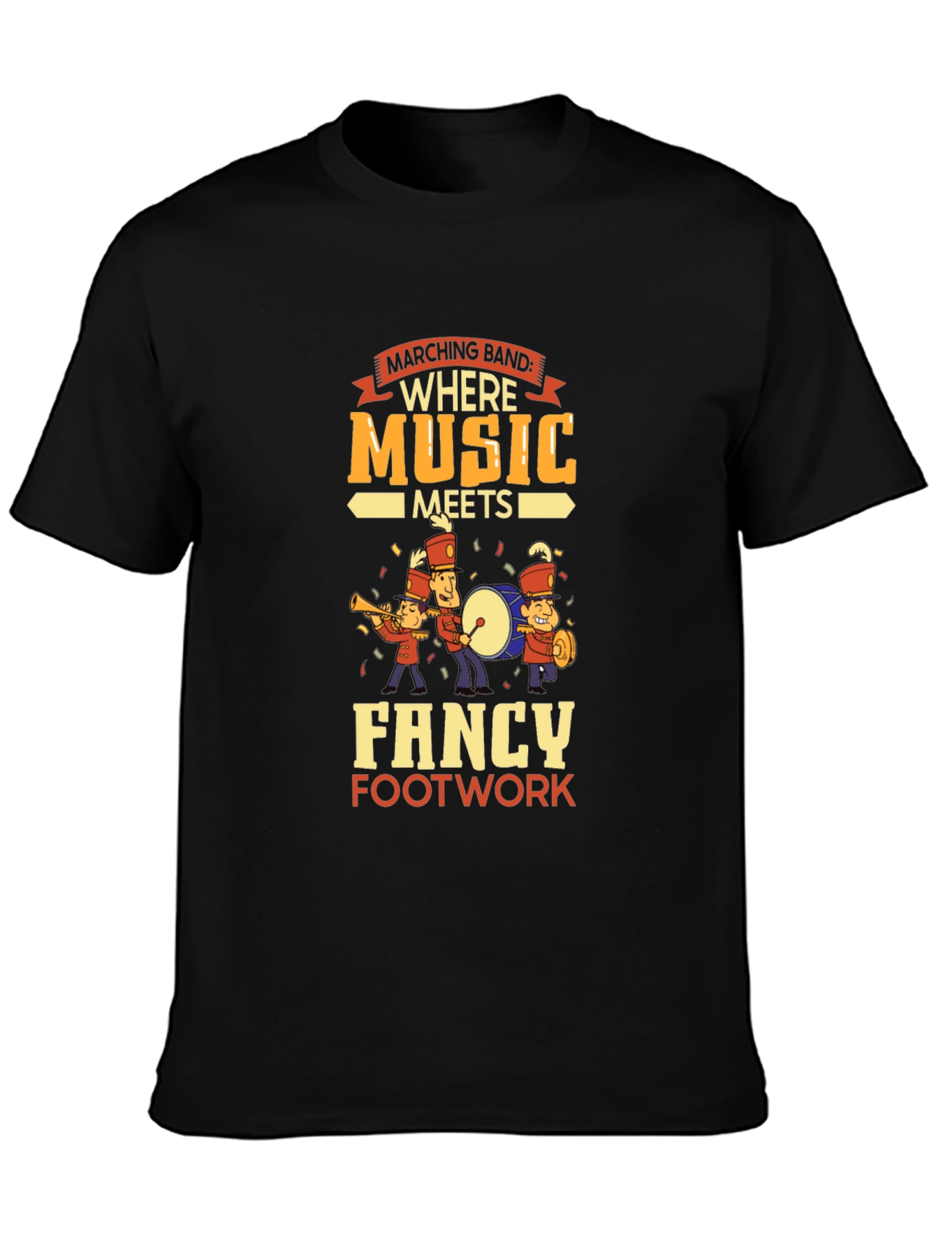 Marching Band T-Shirt: Where Music Meets Fancy Footwork