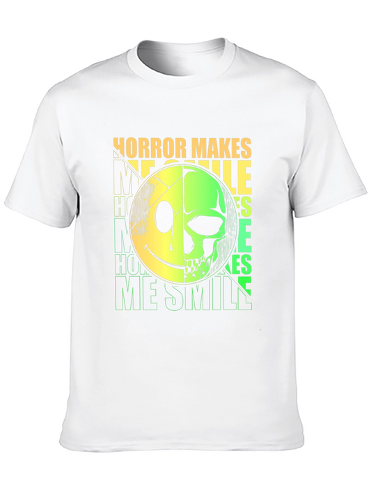 Horror Makes Me Smile Graphic T-Shirt