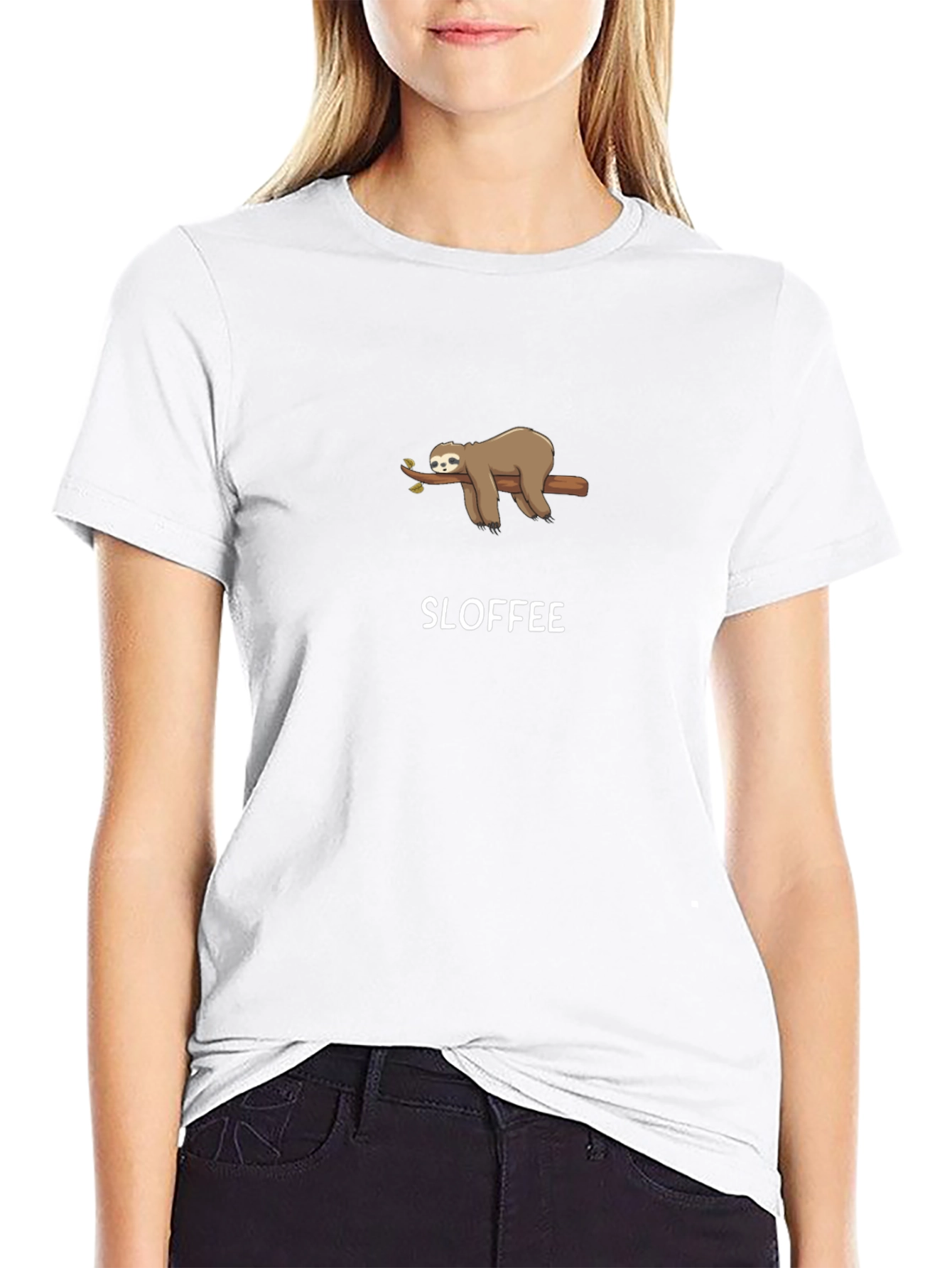 Sloffee Sloth Tee - Funny Coffee Lover T-Shirt
