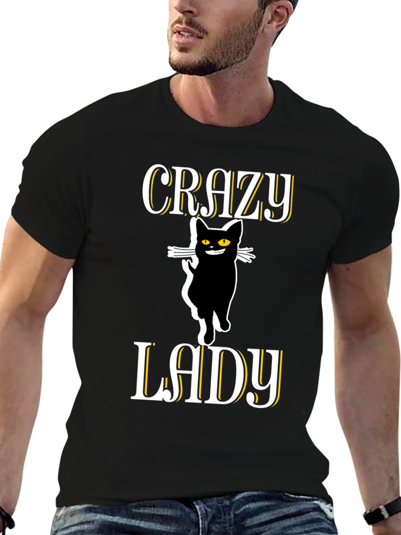 Crazy Cat Lady T-Shirt - Fun & Quirky Tee