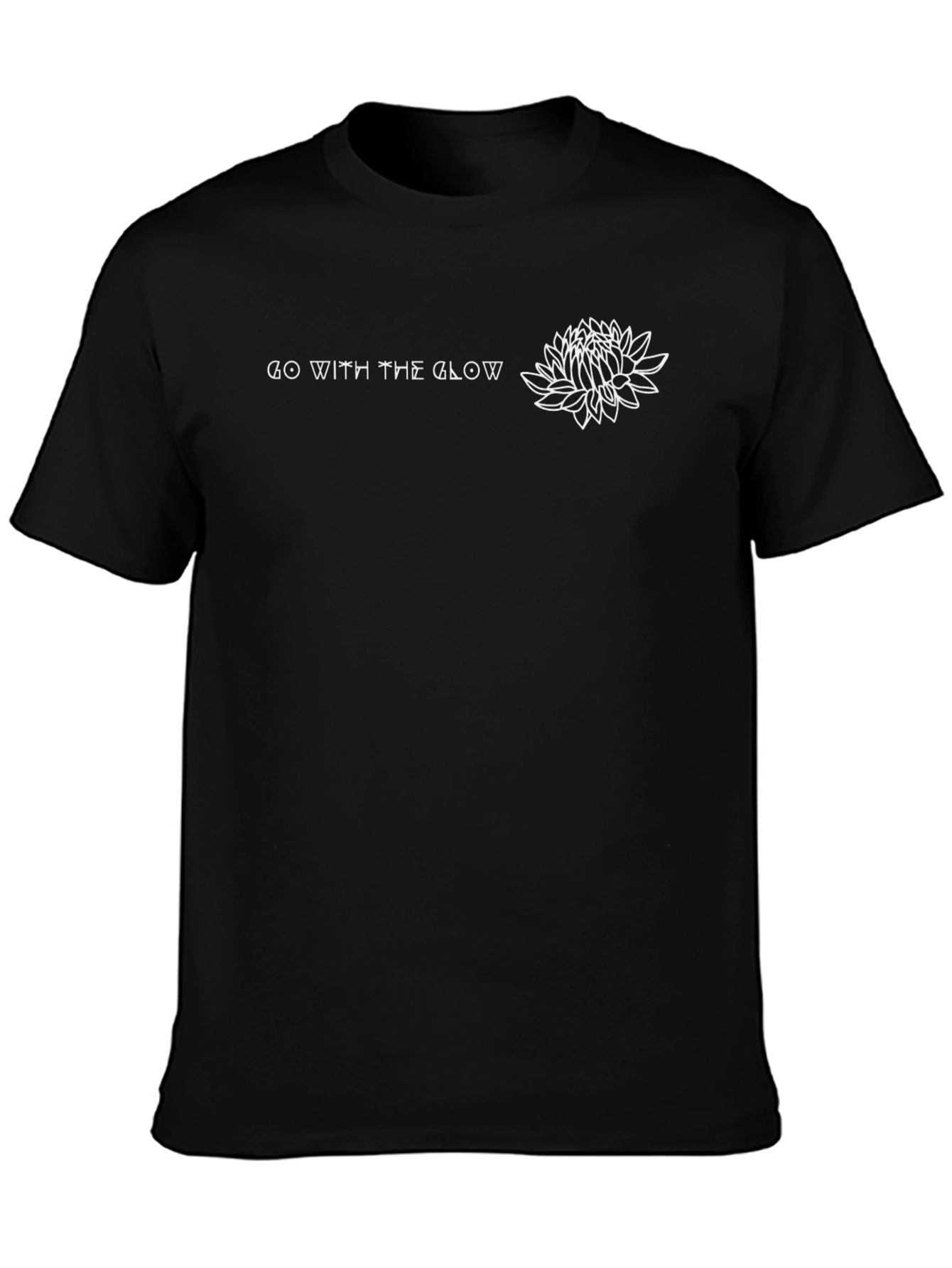 Go With The Glow Graphic T-Shirt - Black