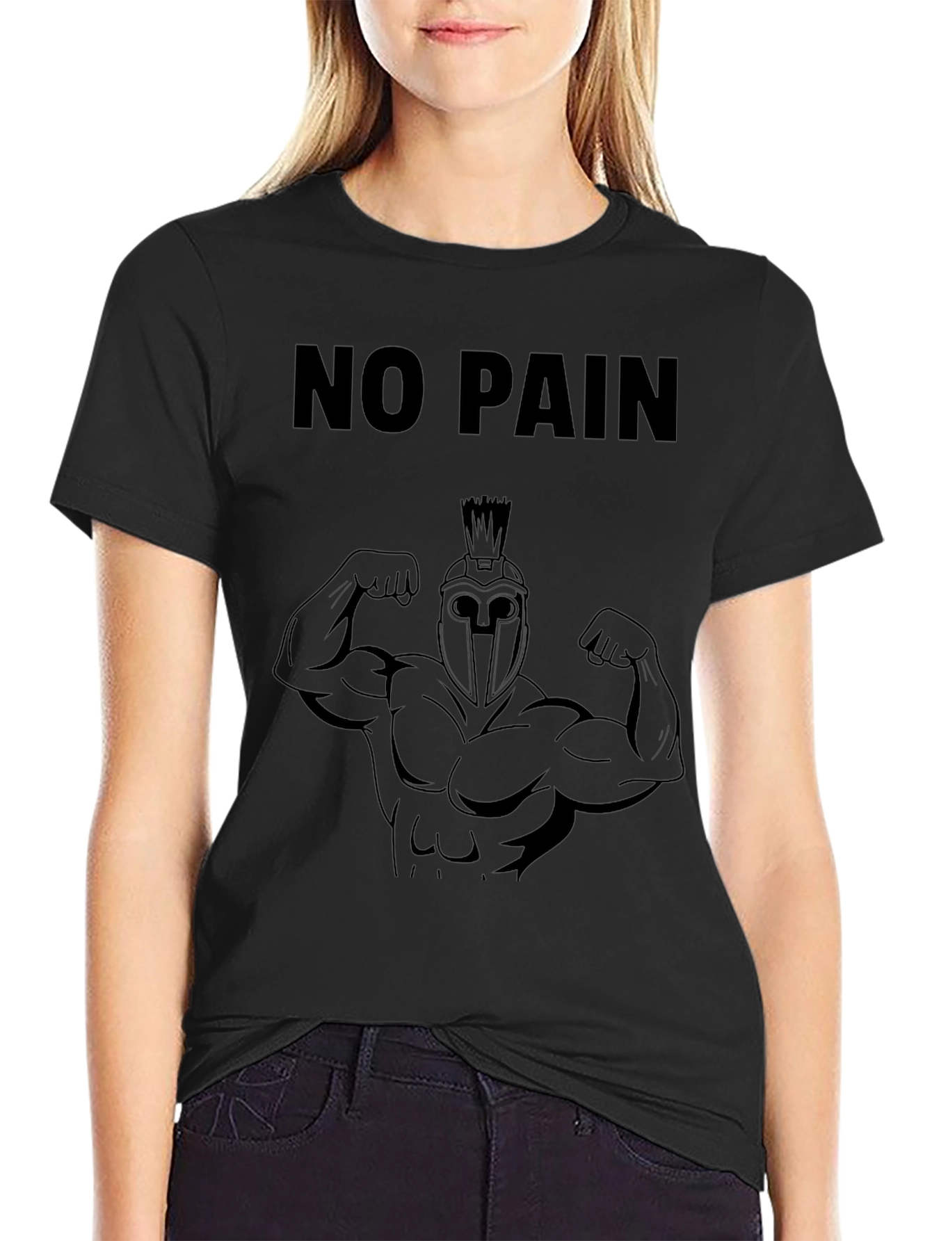 No Pain Spartan Gym T-Shirt