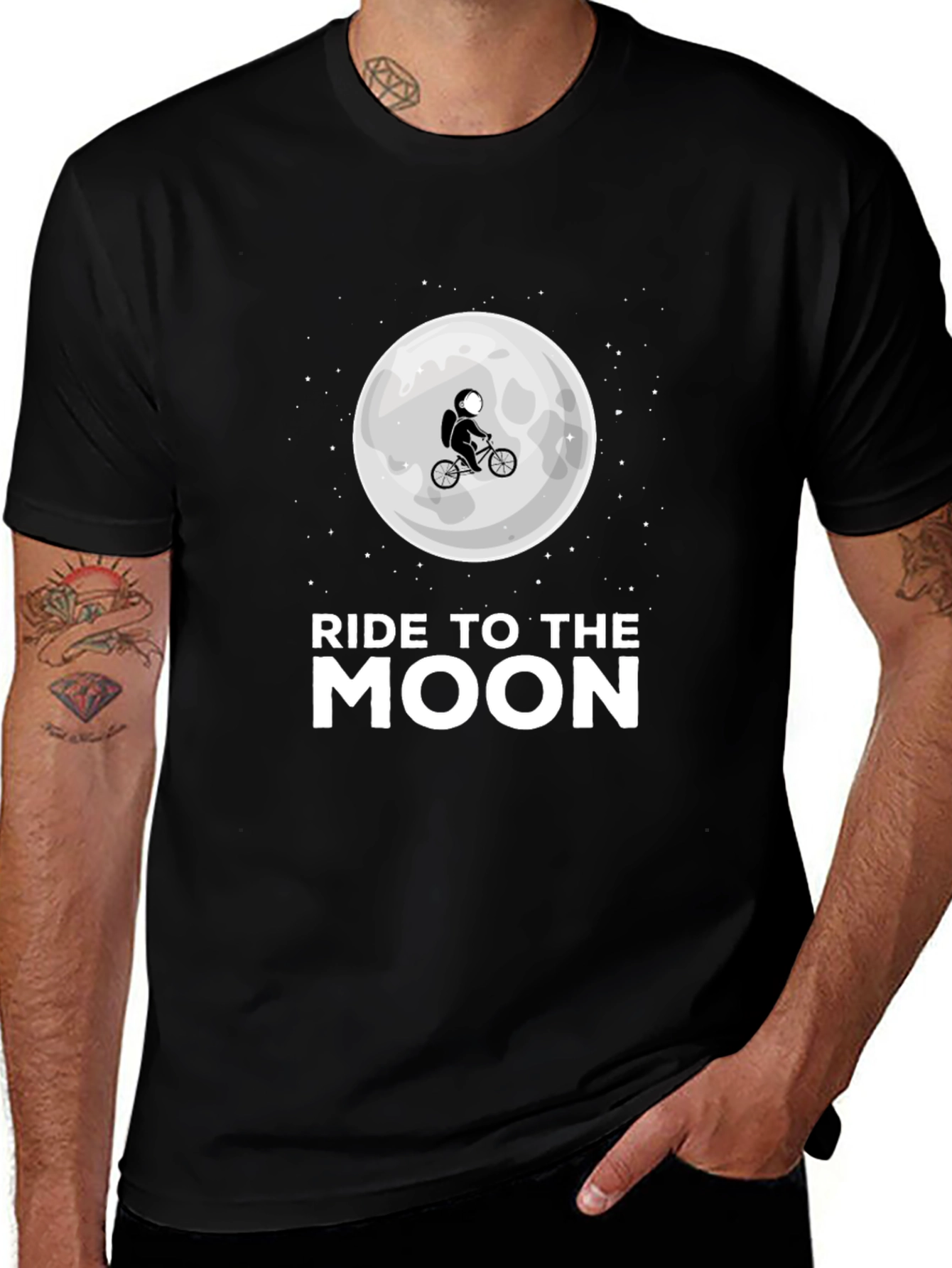 Ride to the Moon Graphic T-Shirt