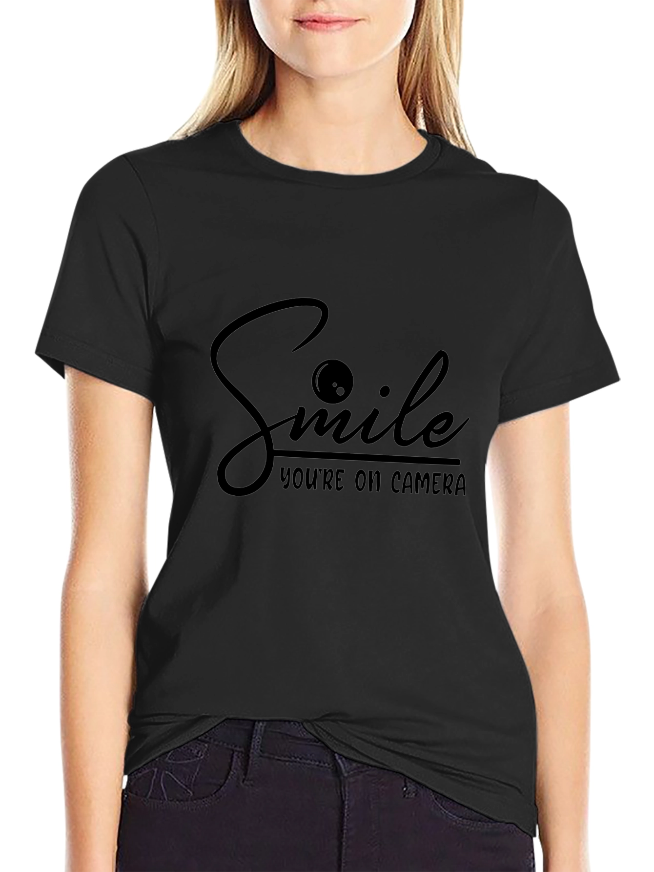 Smile Youre on Camera Graphic Tee