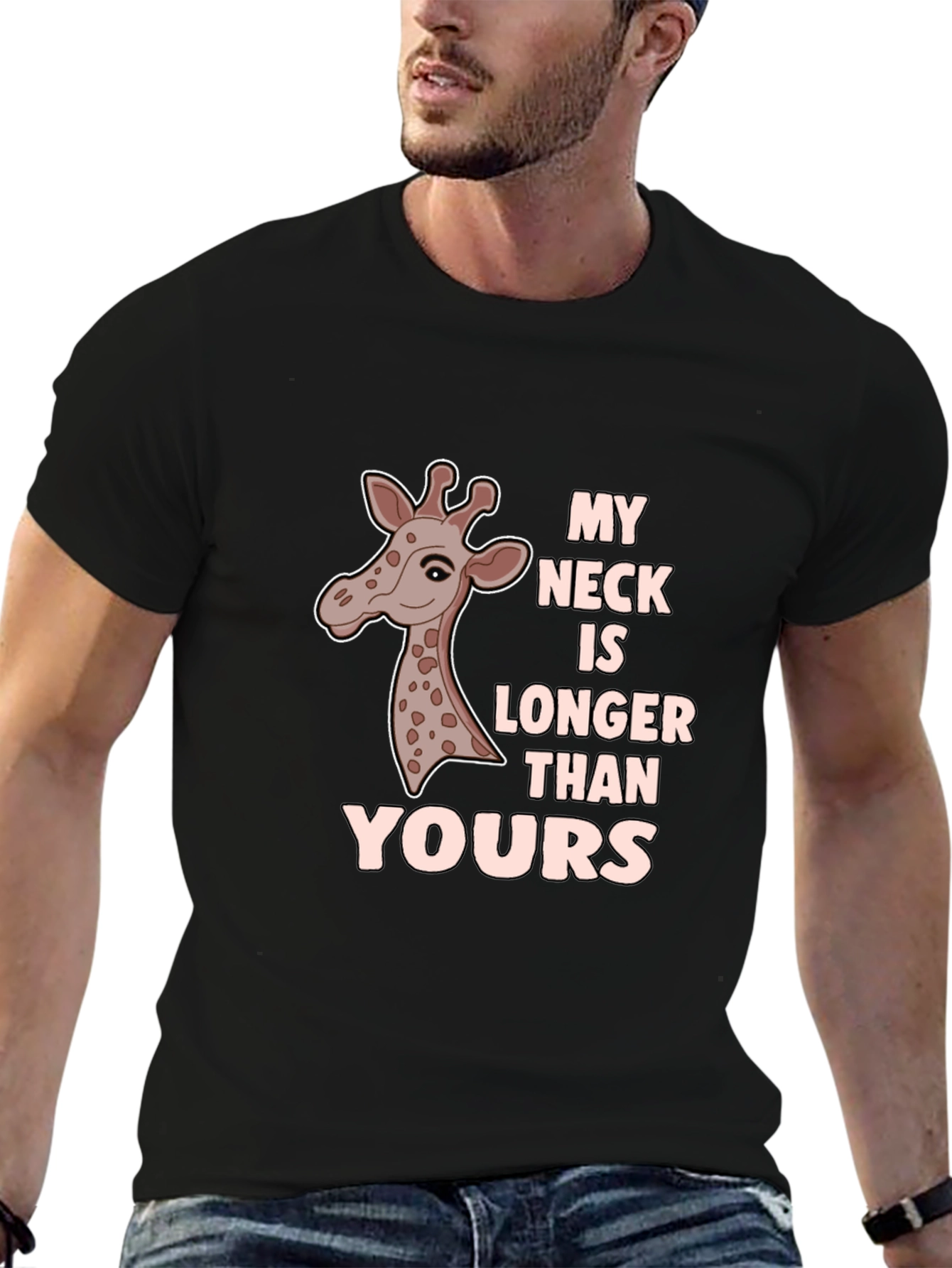 Funny Giraffe T-Shirt - My Neck Is Longer