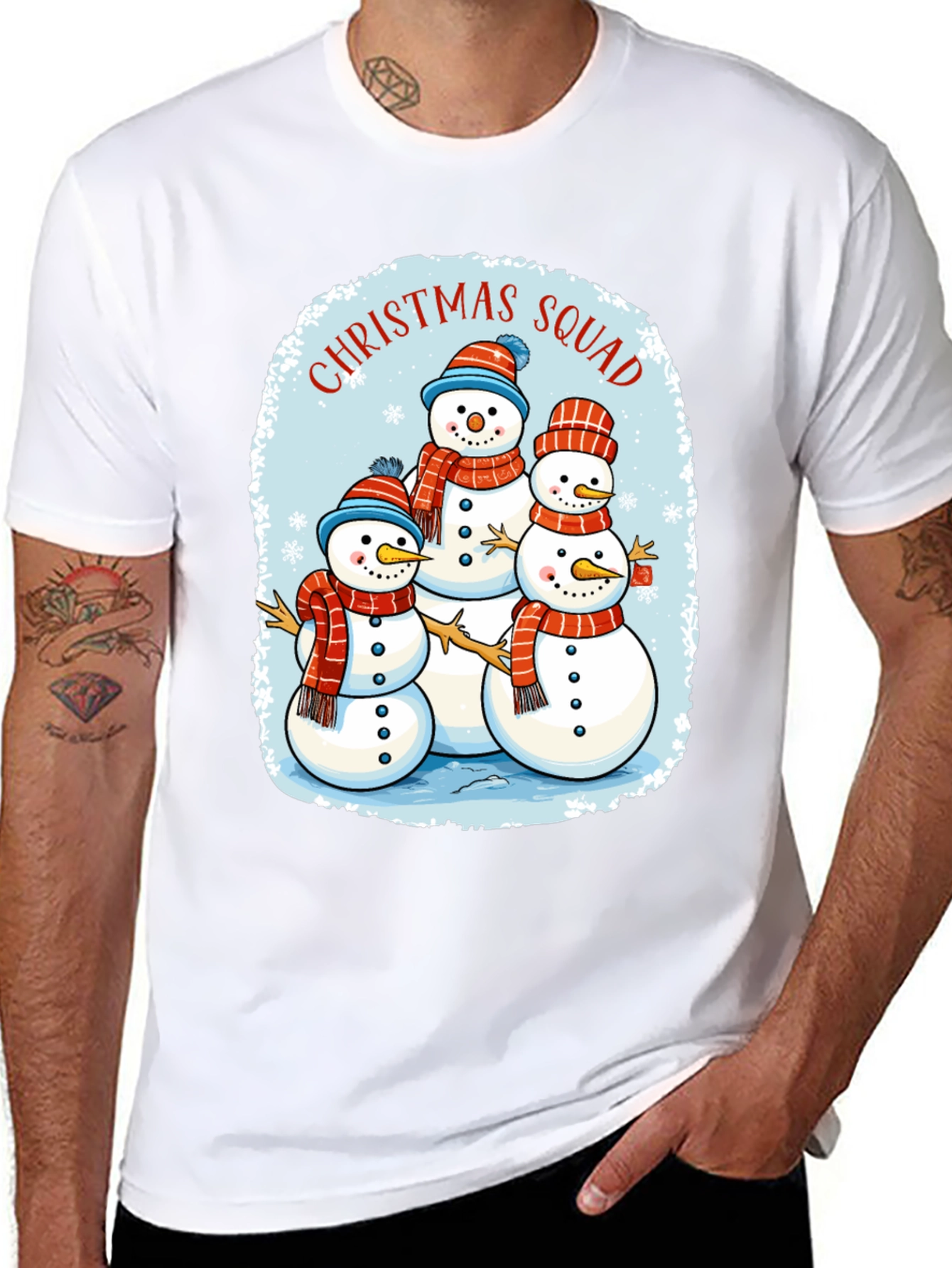 Christmas Squad Graphic Tee Shirt