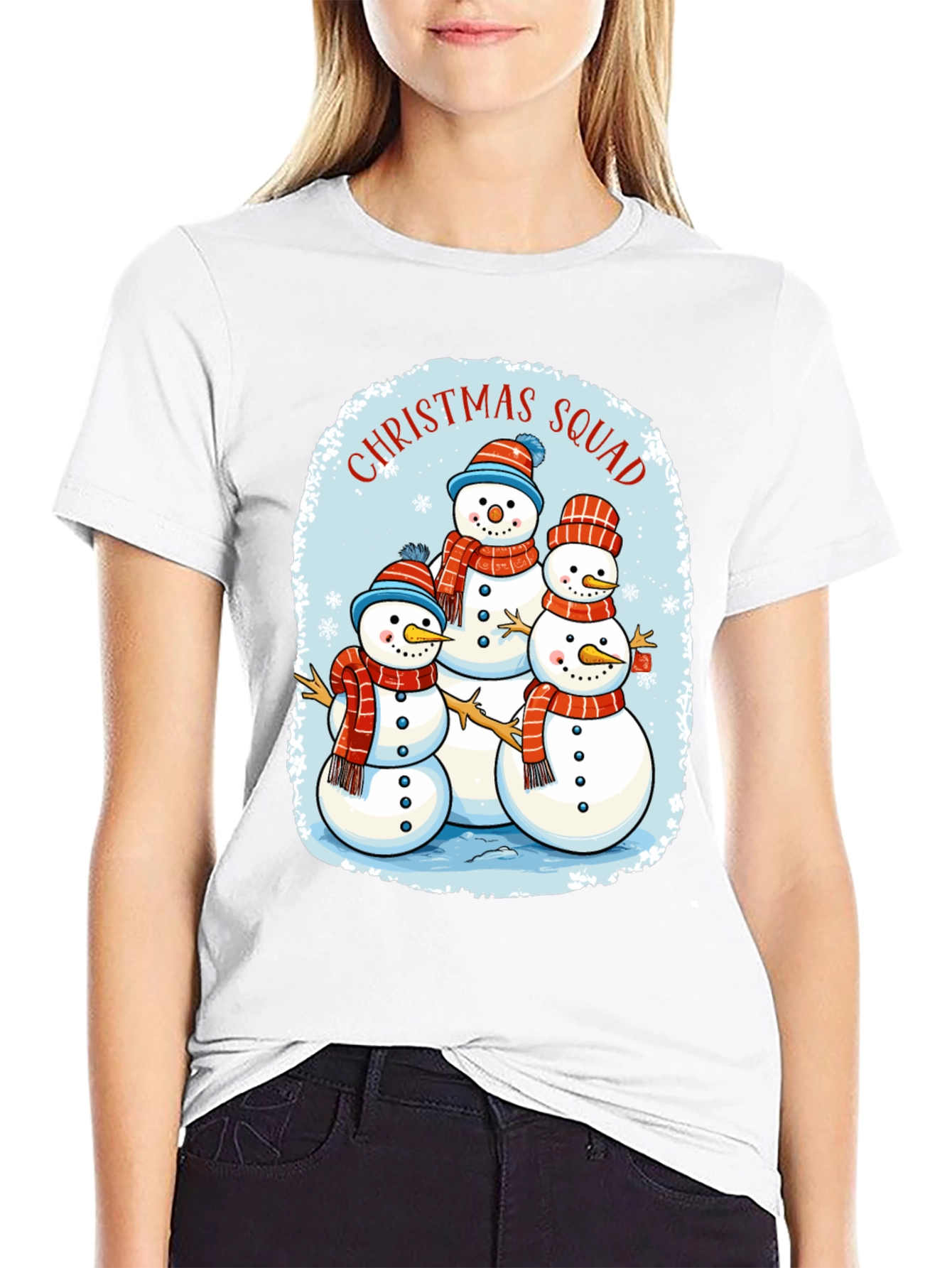 Christmas Squad Graphic Tee Shirt