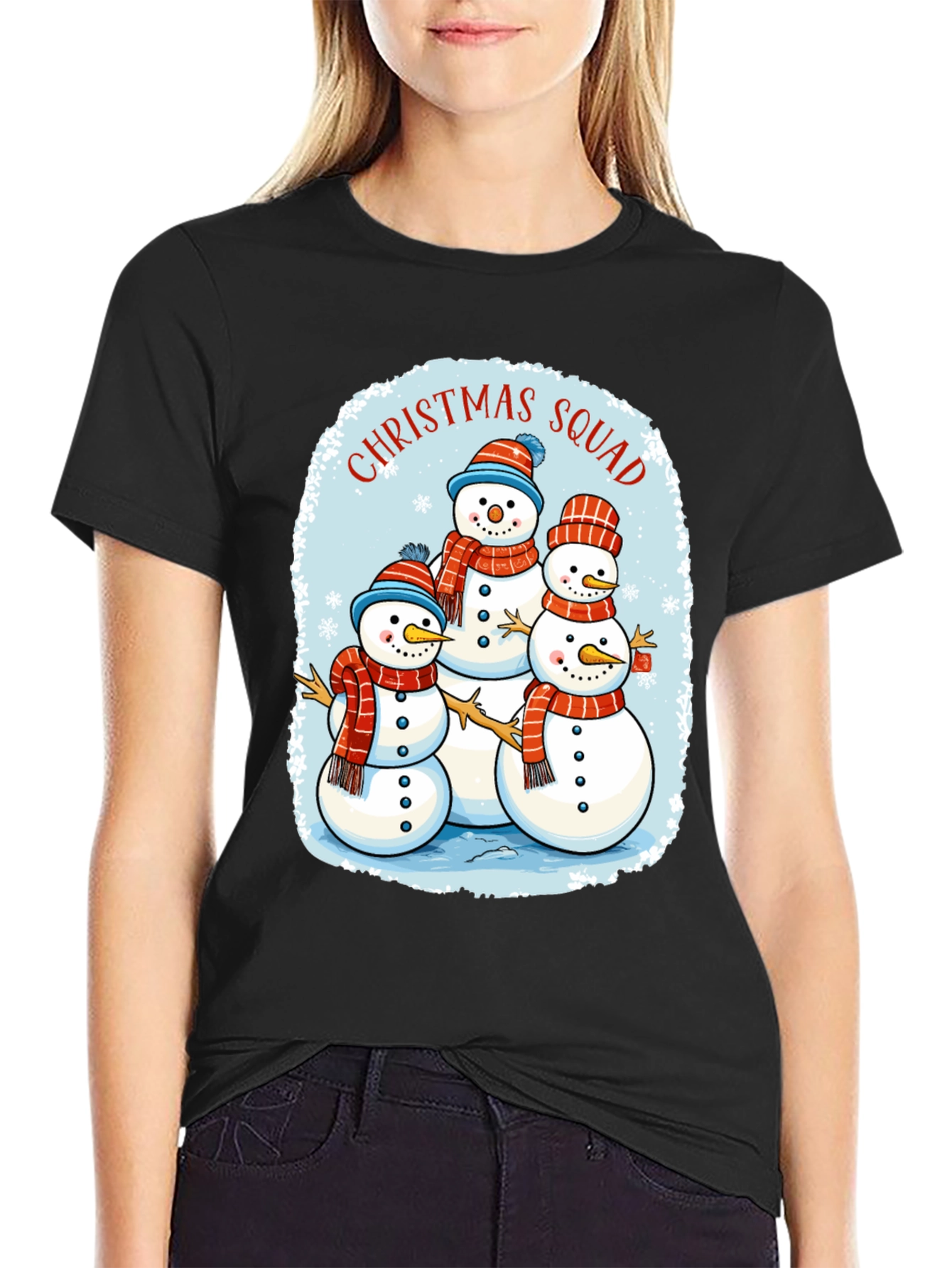Christmas Squad Graphic Tee Shirt