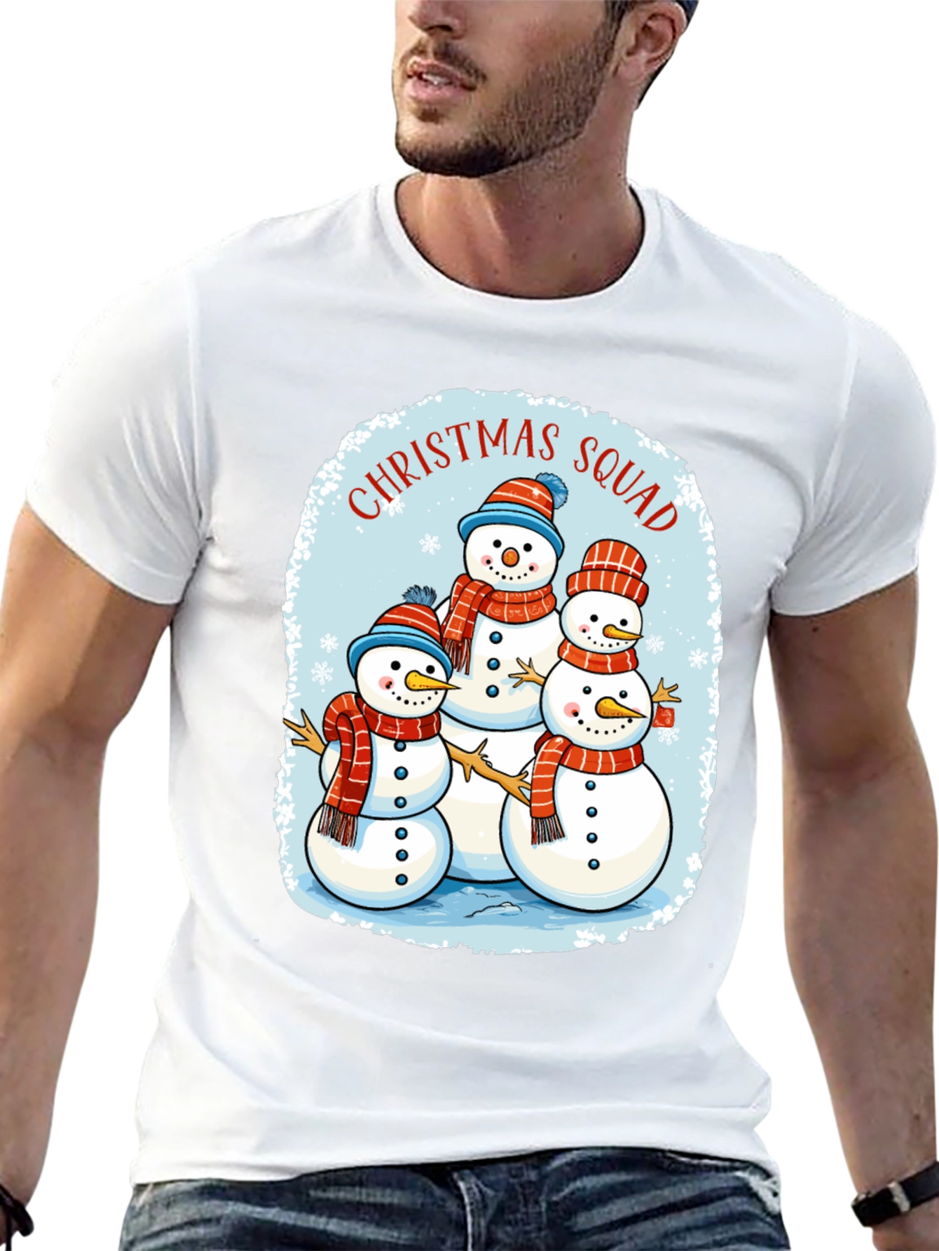Christmas Squad Graphic Tee Shirt