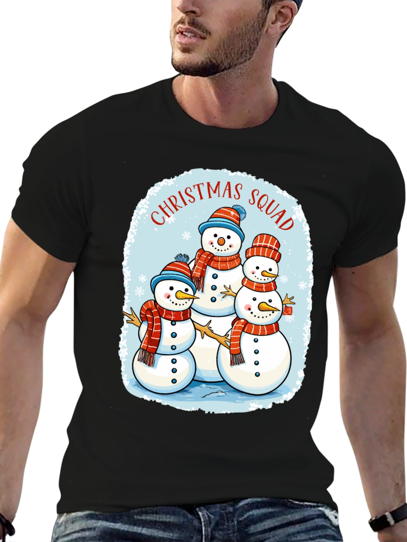 Christmas Squad Graphic Tee Shirt
