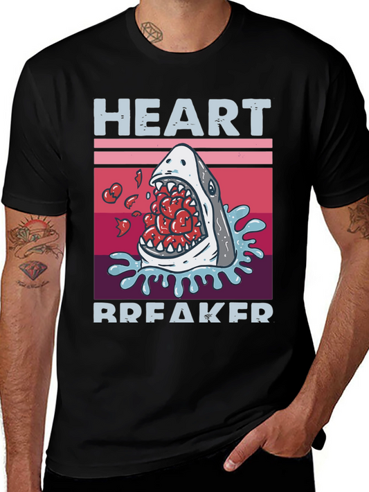 Heartbreaker Shark Graphic T-Shirt