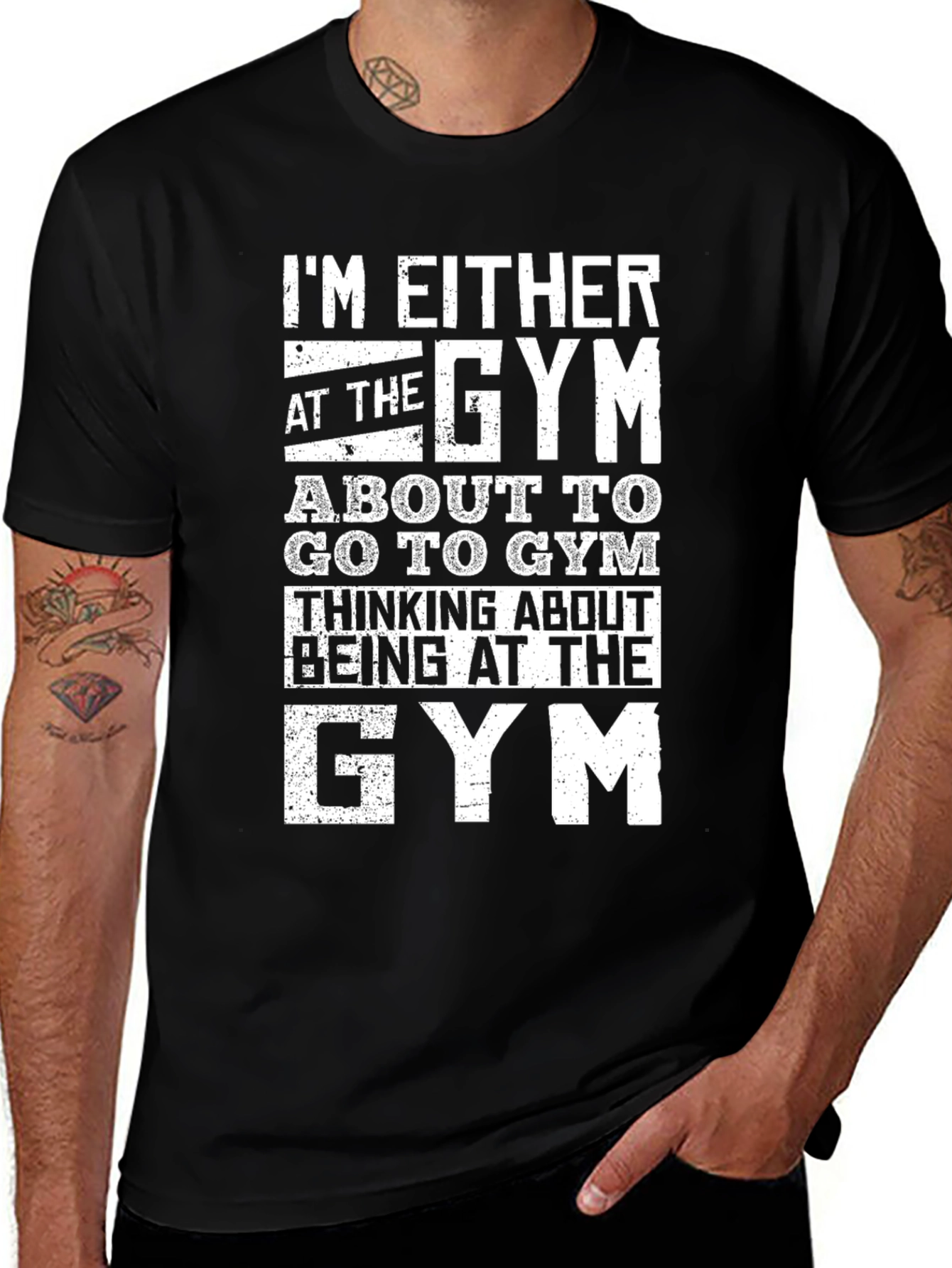 Gym Humor Graphic T-Shirt for Fitness Lovers