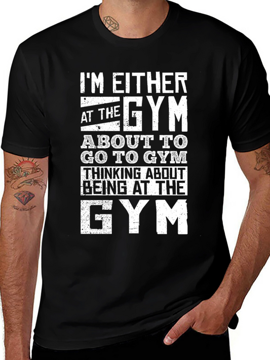 Gym Humor Graphic T-Shirt for Fitness Lovers