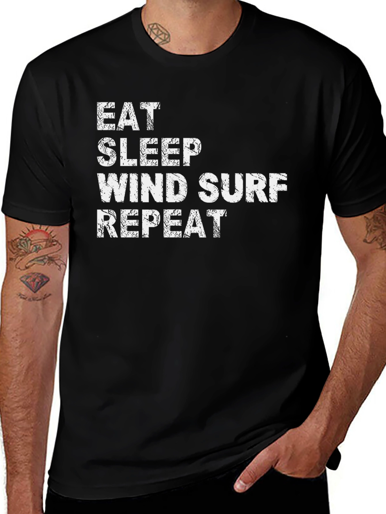 Eat Sleep Wind Surf Repeat T-Shirt