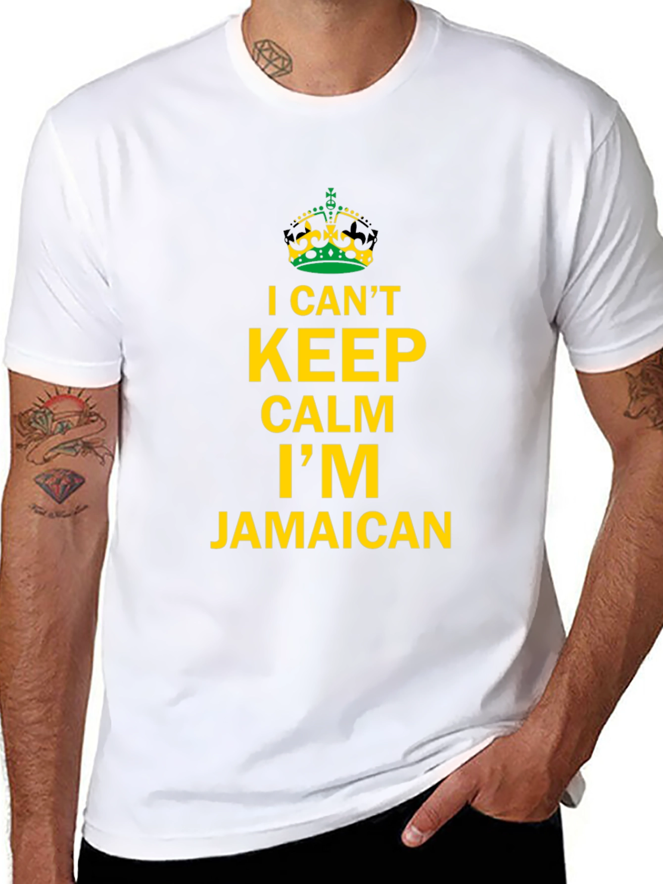 I Cant Keep Calm Im Jamaican T-Shirt
