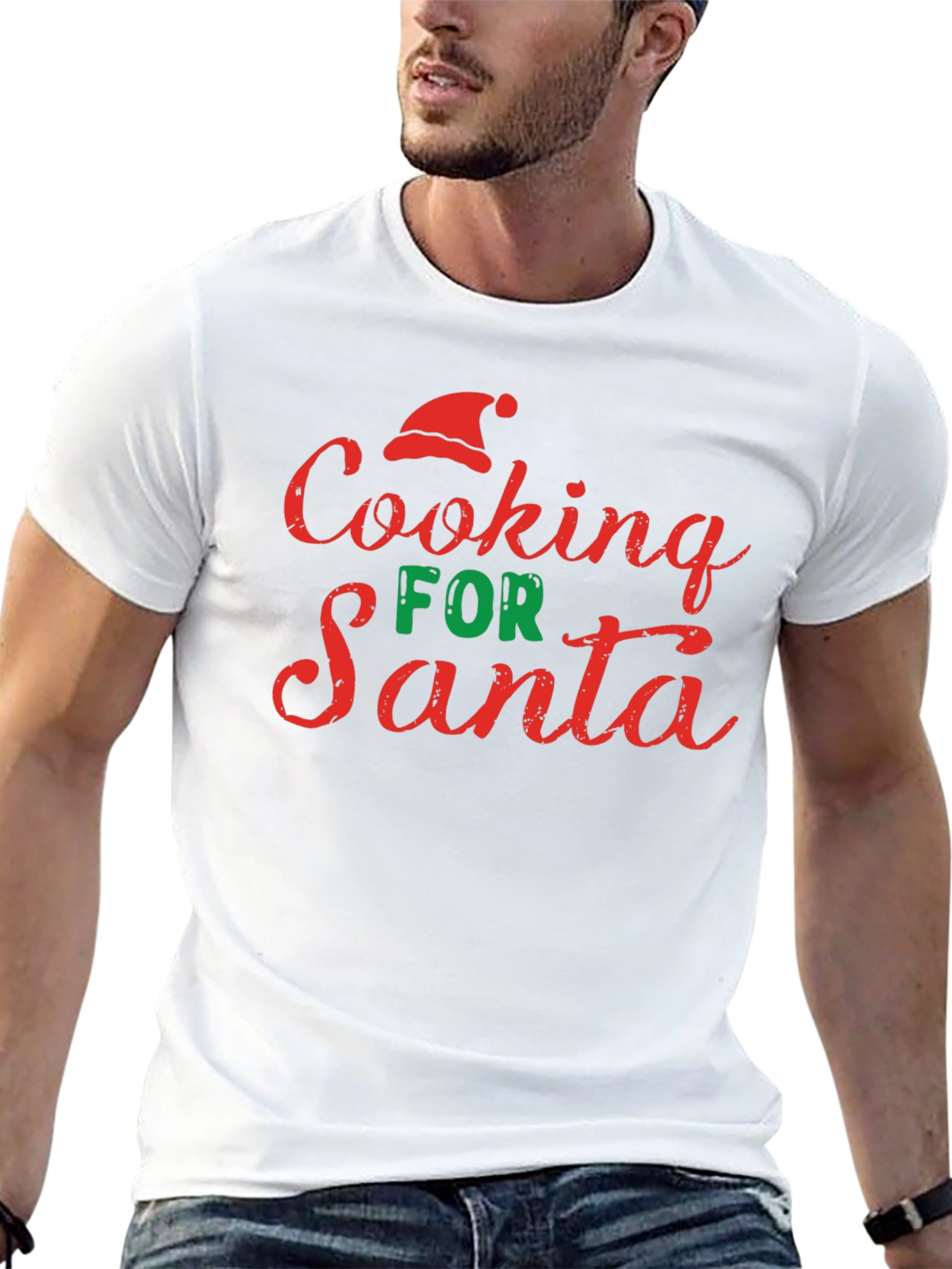 Cooking For Santa Christmas Graphic T-Shirt