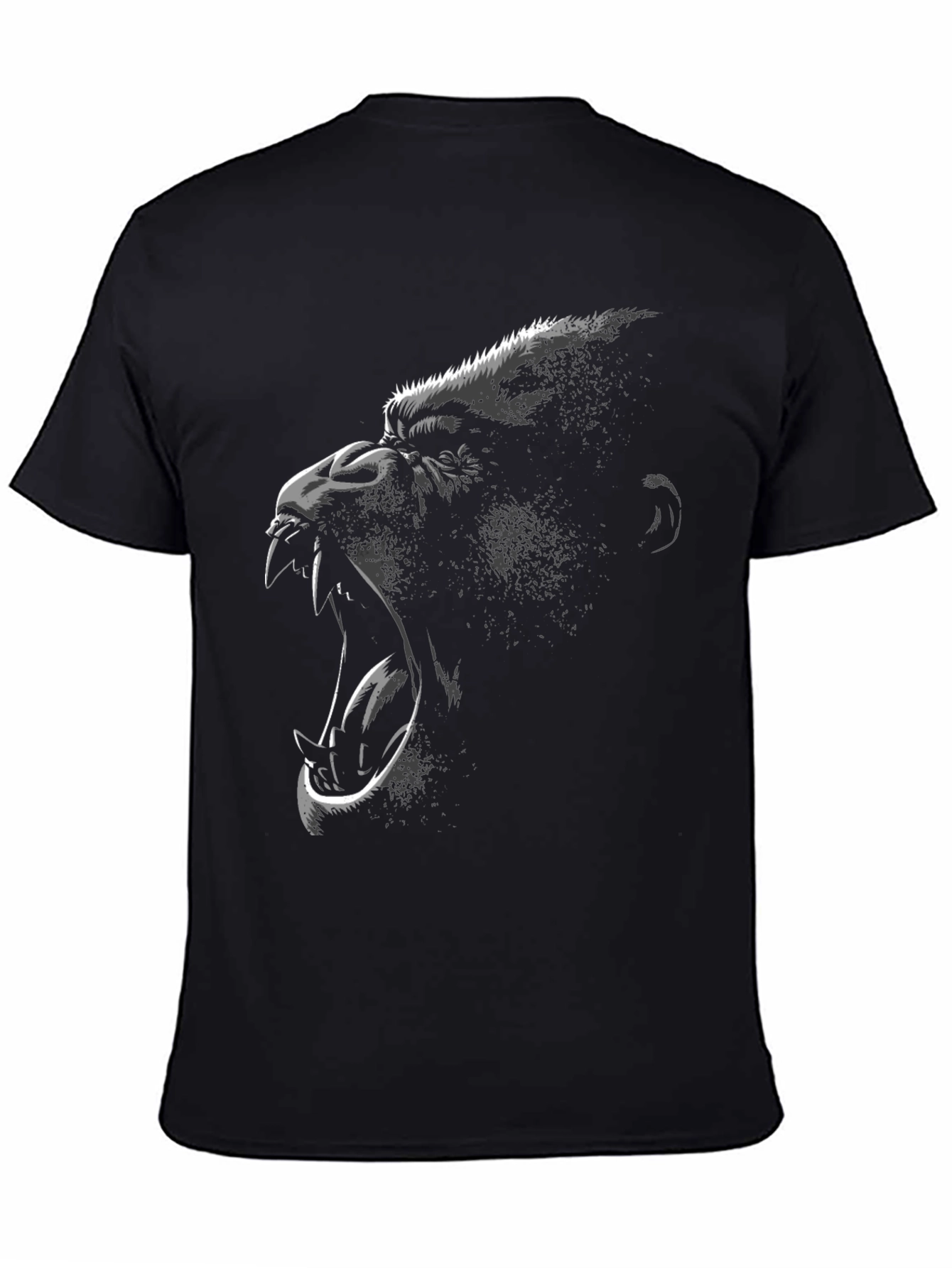 Primal Rage Graphic Tee - Black Gorilla T-Shirt