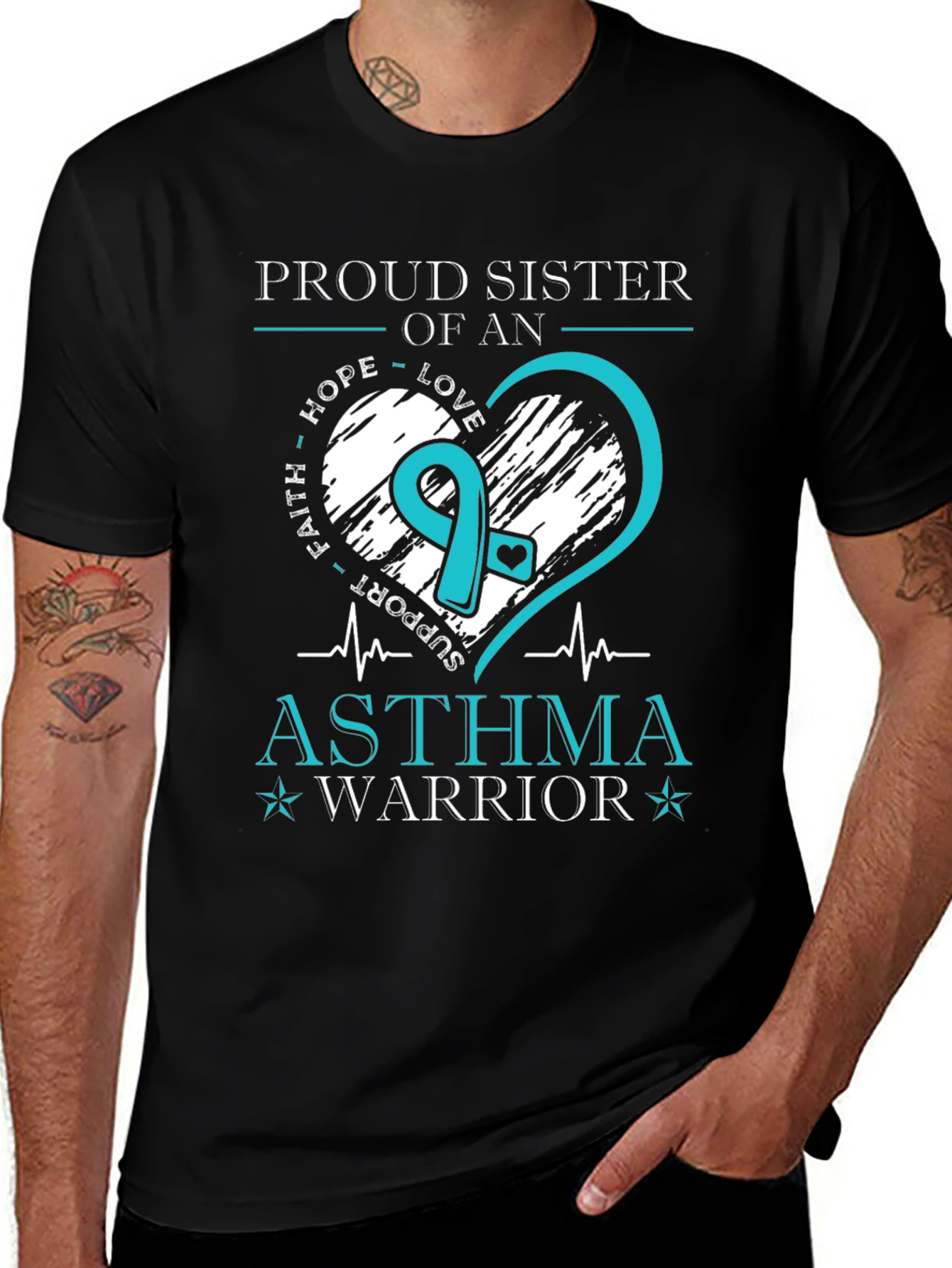 Proud Sister of an Asthma Warrior T-Shirt