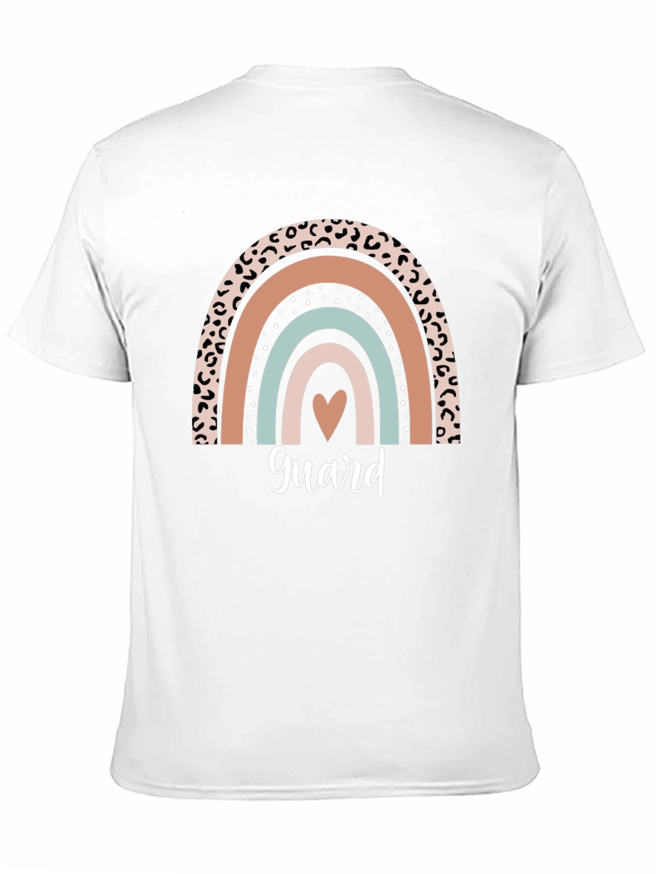 Rainbow Heart Guard Graphic Tee
