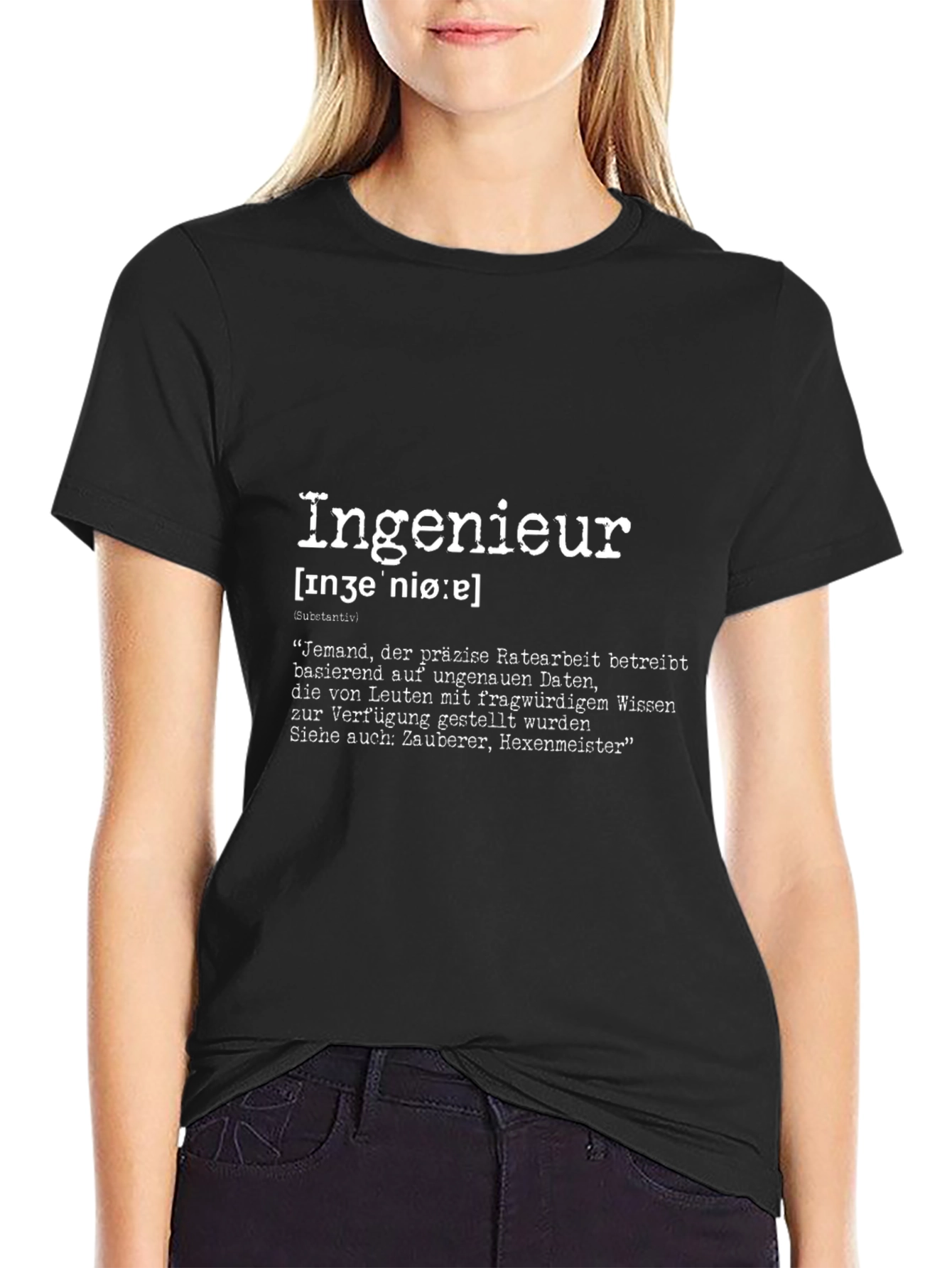 Engineer Definition Graphic Tee - Black T-Shirt