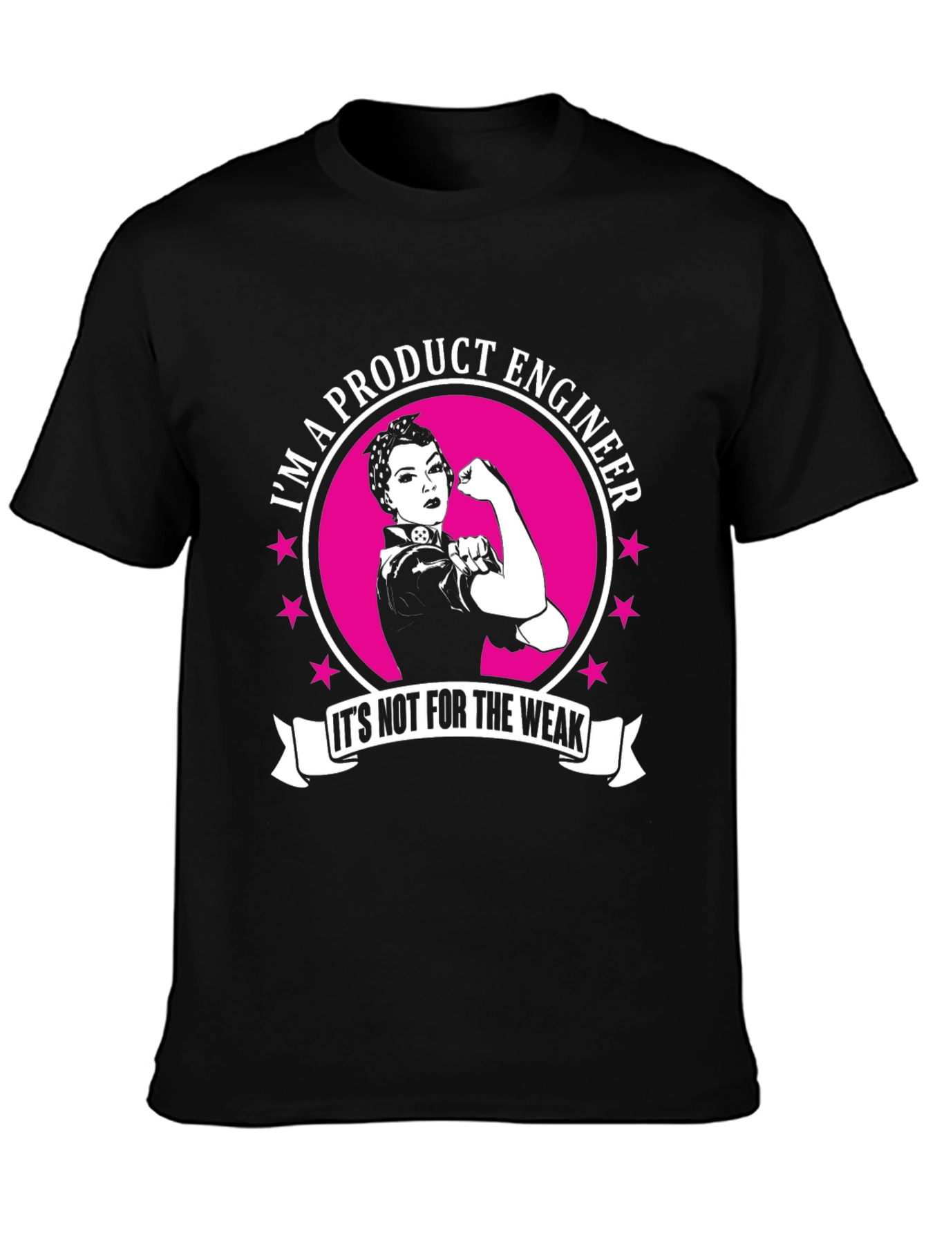 Product Engineer Womens T-Shirt - Strong Female Design