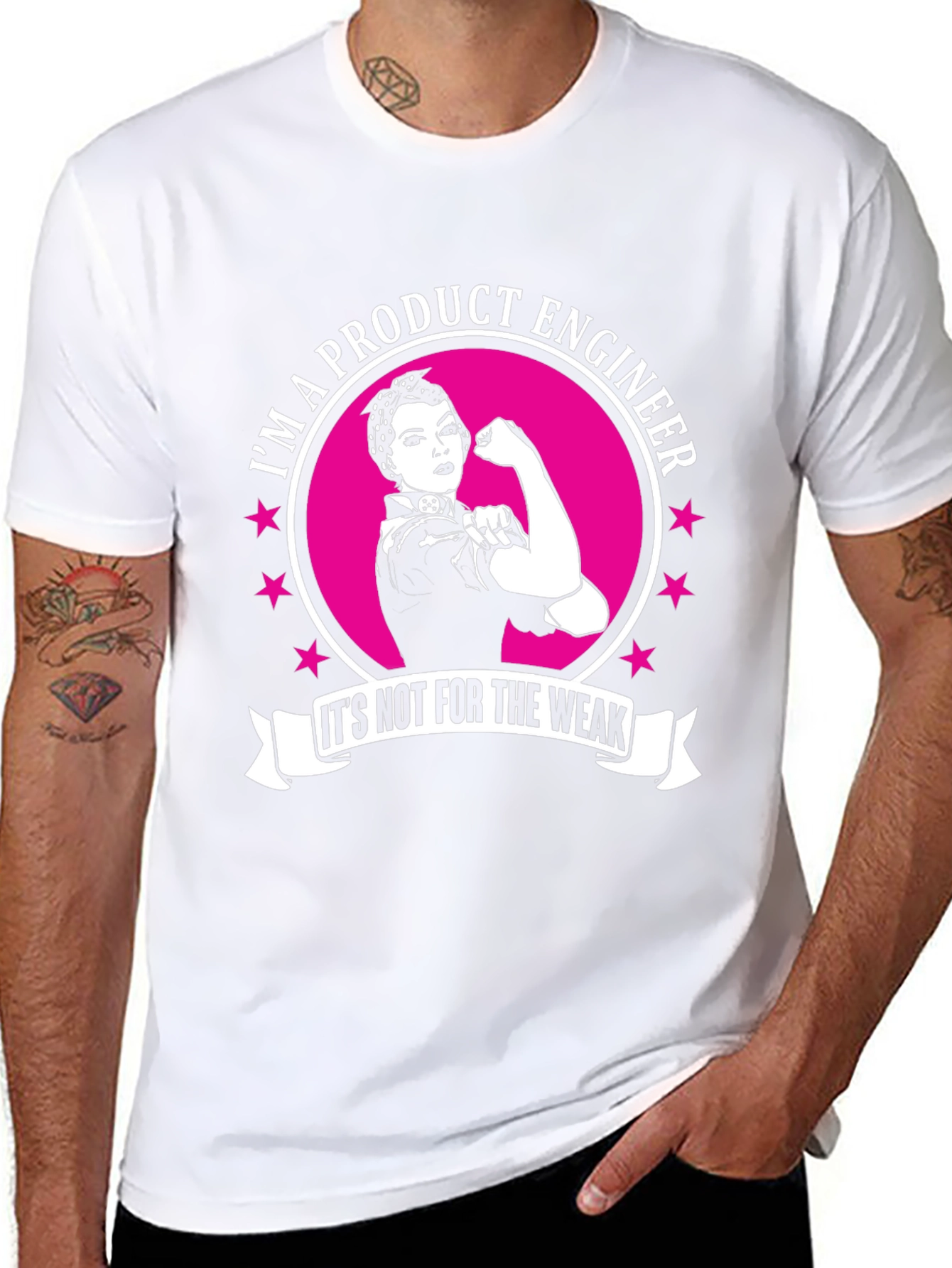 Product Engineer Womens T-Shirt - Strong Female Design