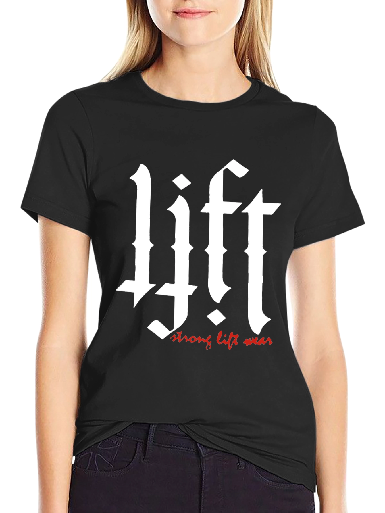 Lift Strong Lift Wear Black T-Shirt