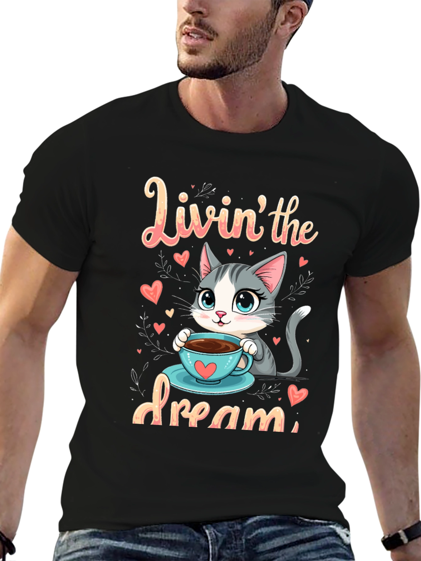 Livin the Dream Cat T-Shirt