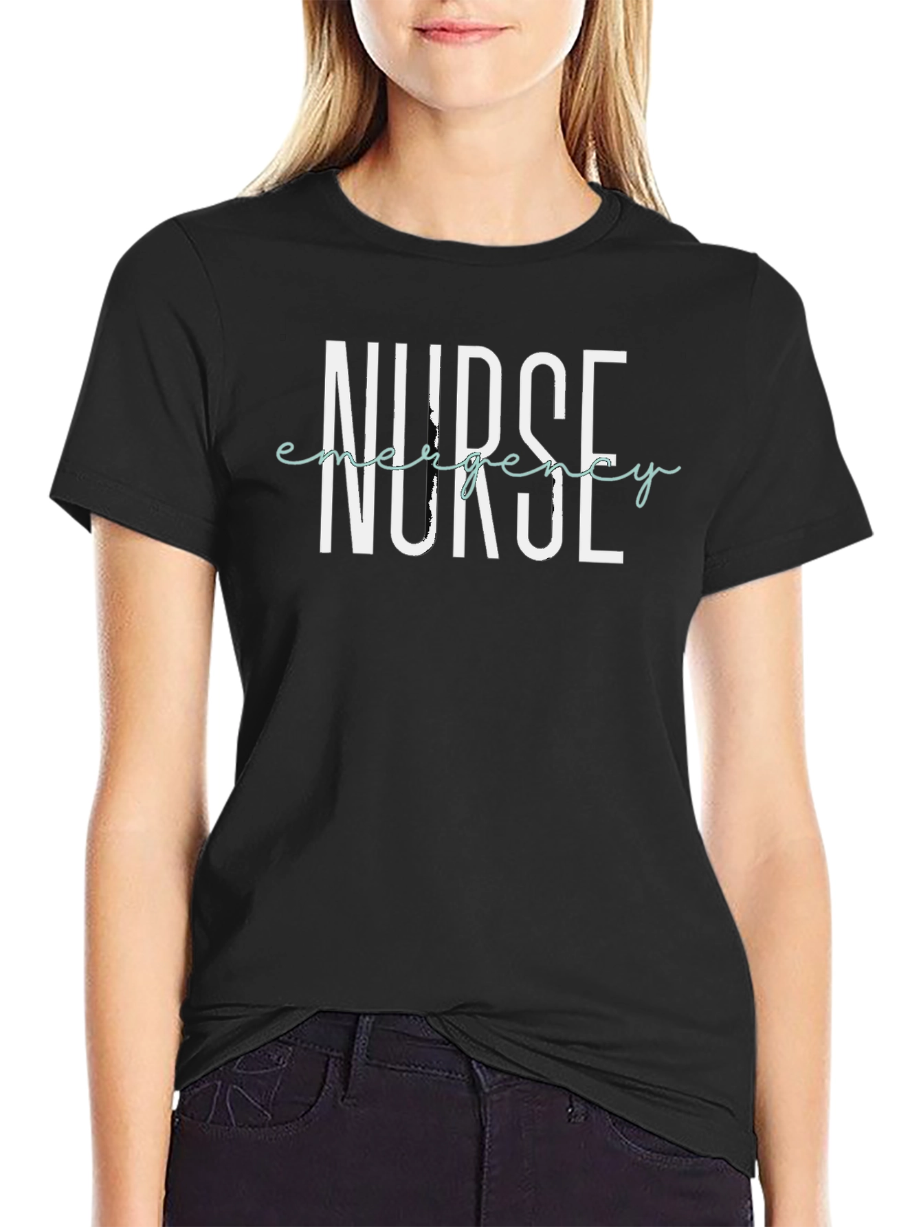 Emergency Nurse T-Shirt - Black