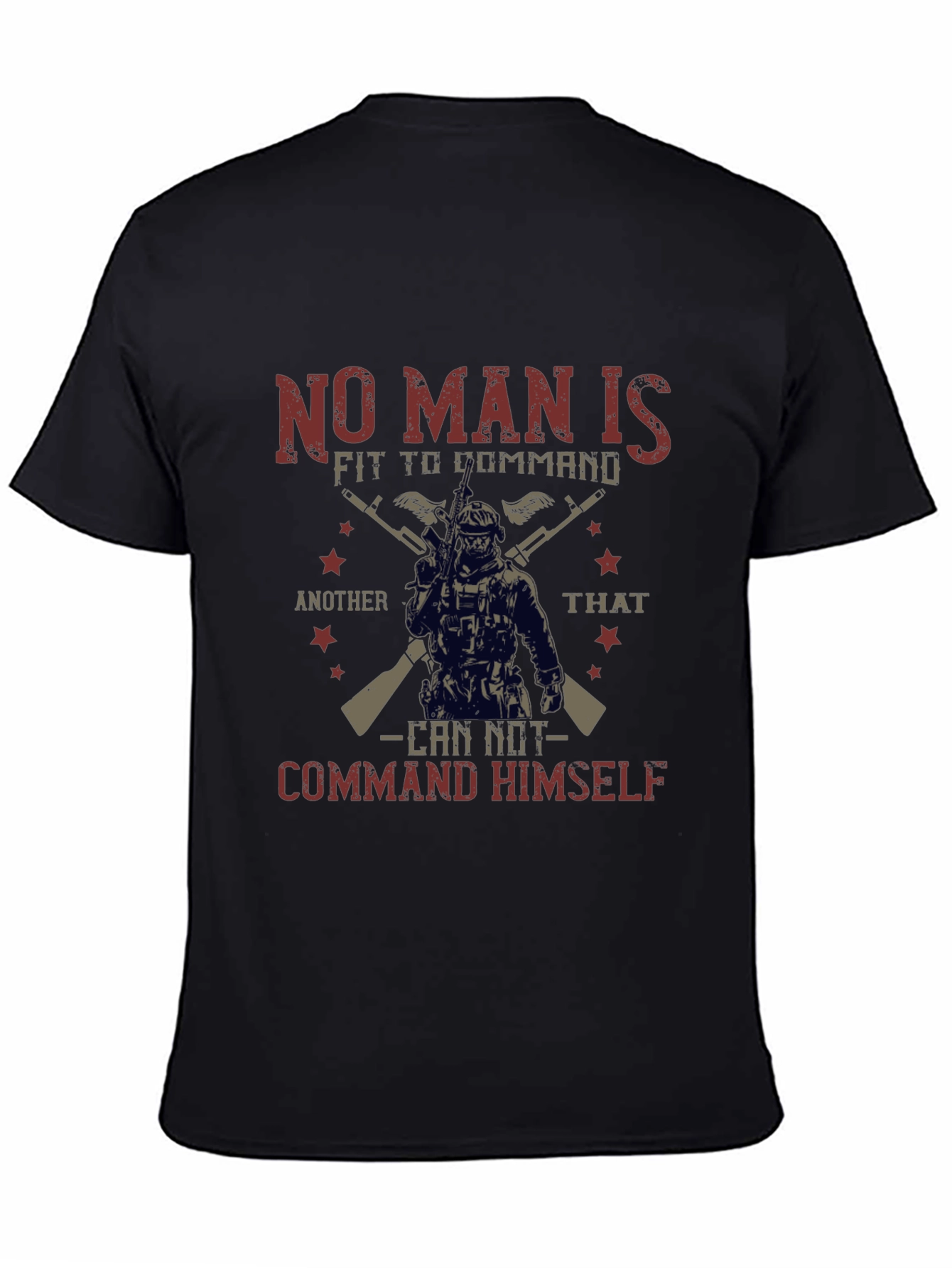 Military Inspired Graphic T-Shirt - Command Yourself