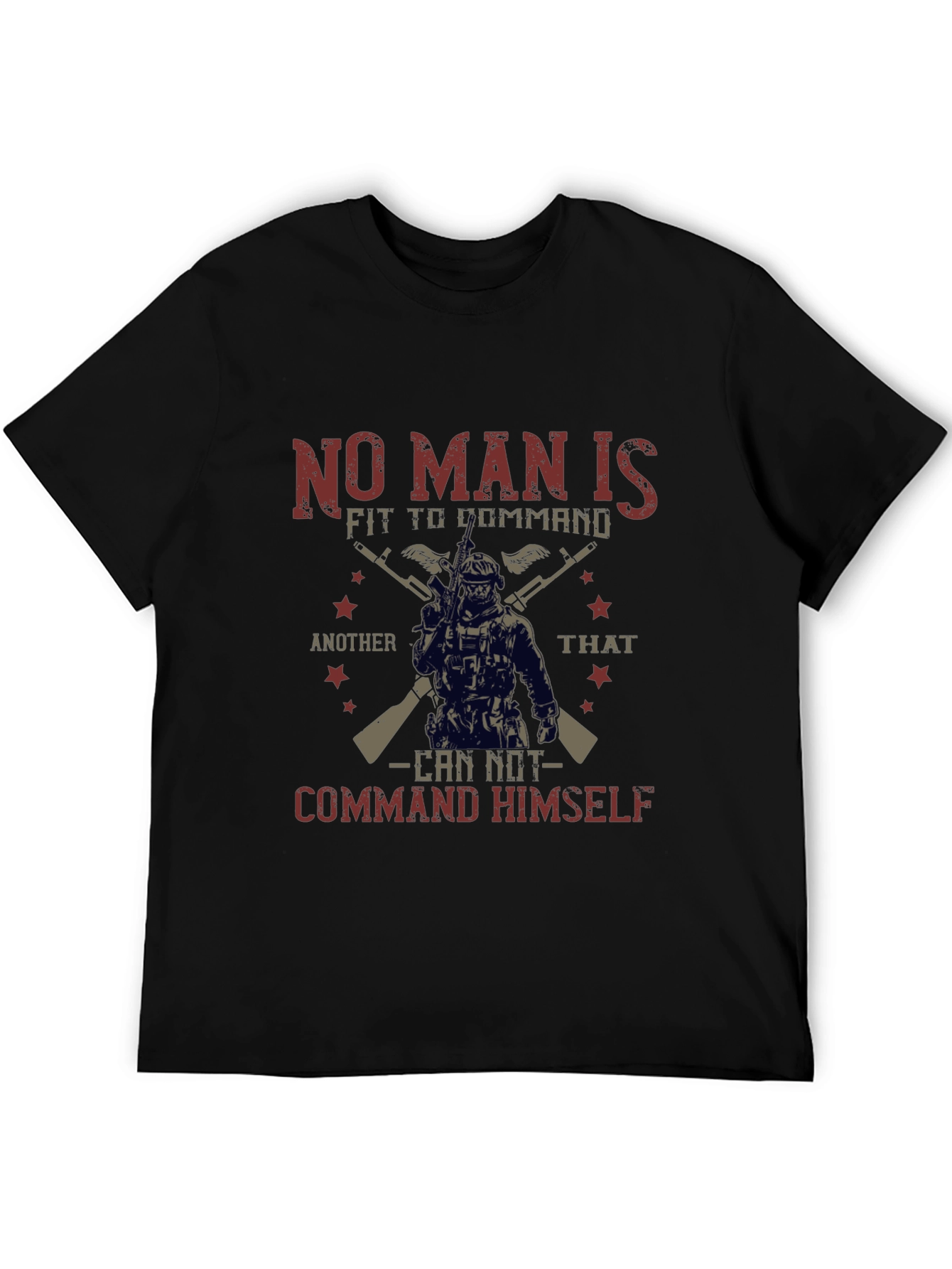 Military Inspired Graphic T-Shirt - Command Yourself