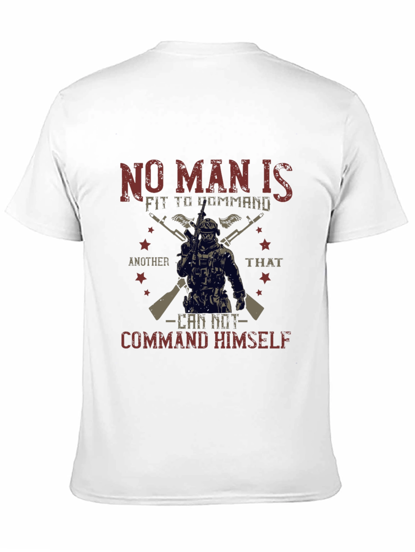 Military Inspired Graphic T-Shirt - Command Yourself