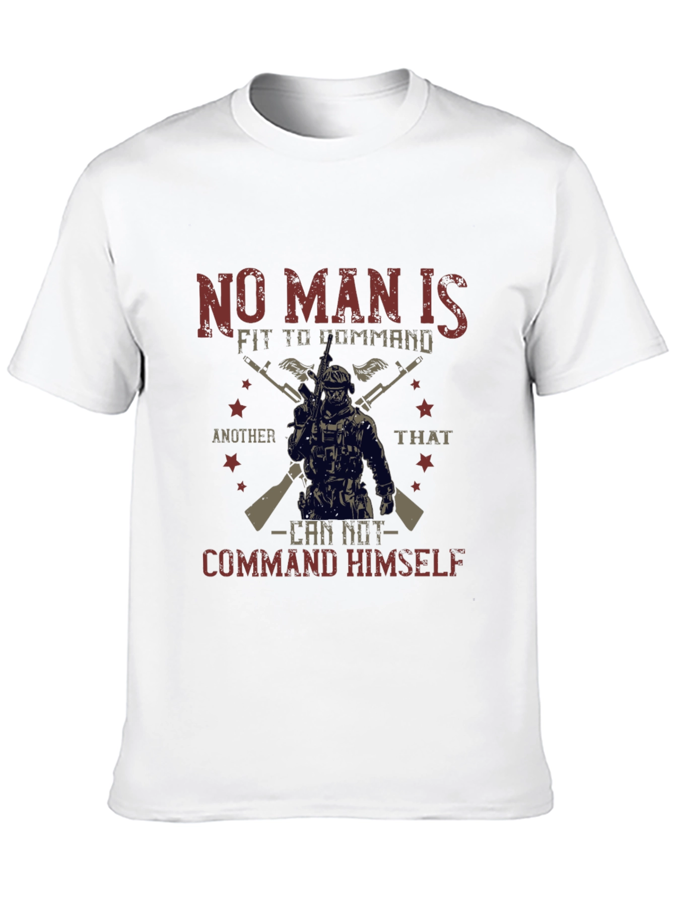 Military Inspired Graphic T-Shirt - Command Yourself