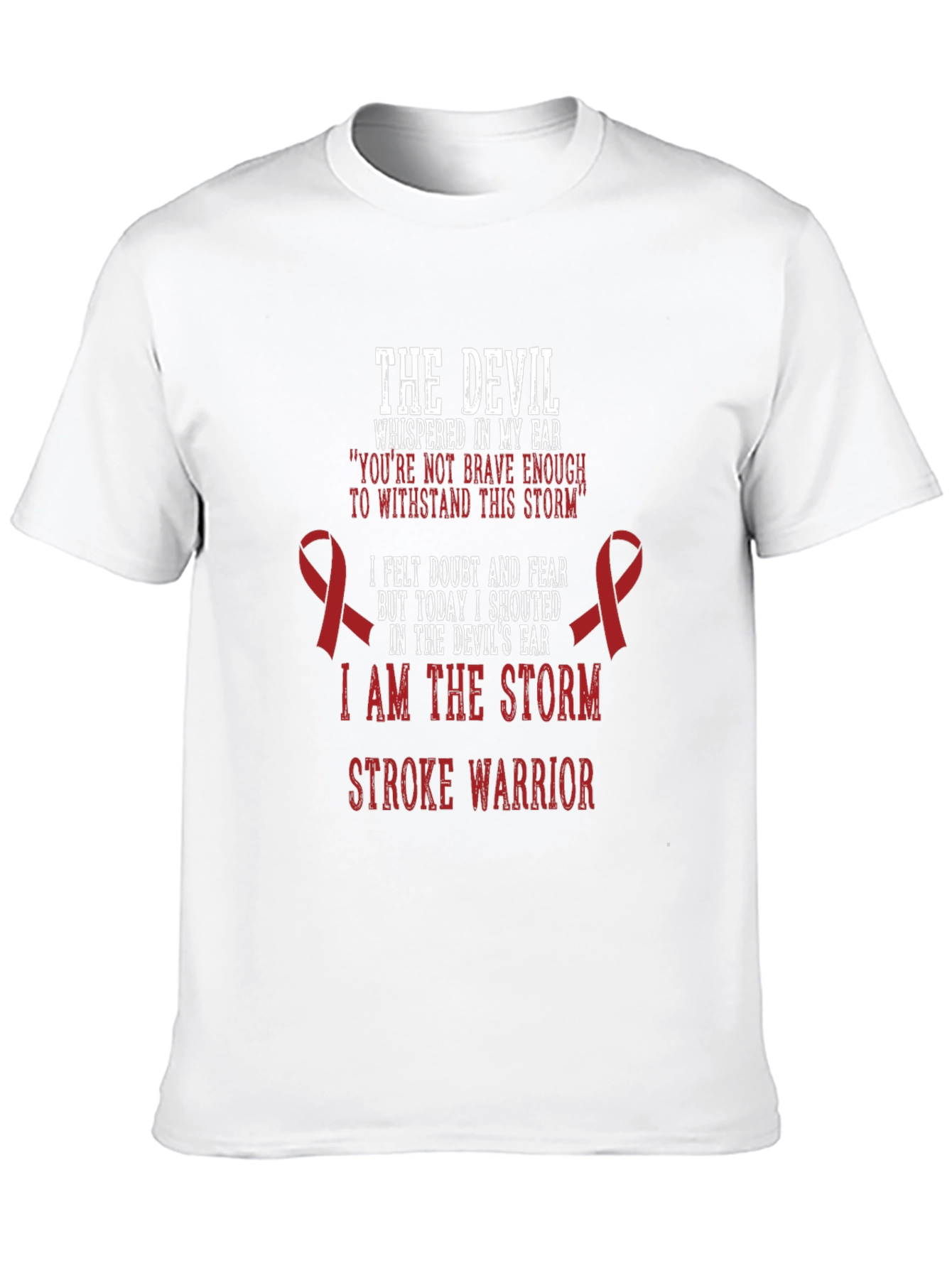 Stroke Warrior T-Shirt - Inspirational Design
