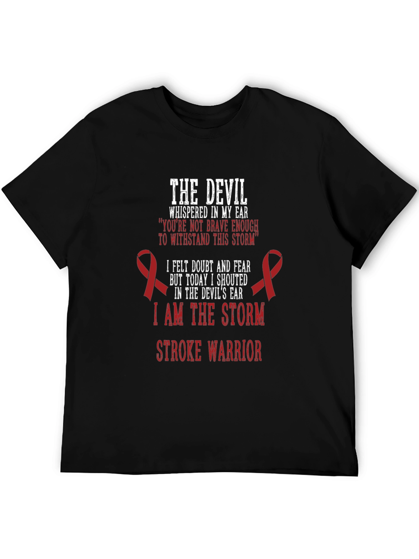 Stroke Warrior T-Shirt - Inspirational Design