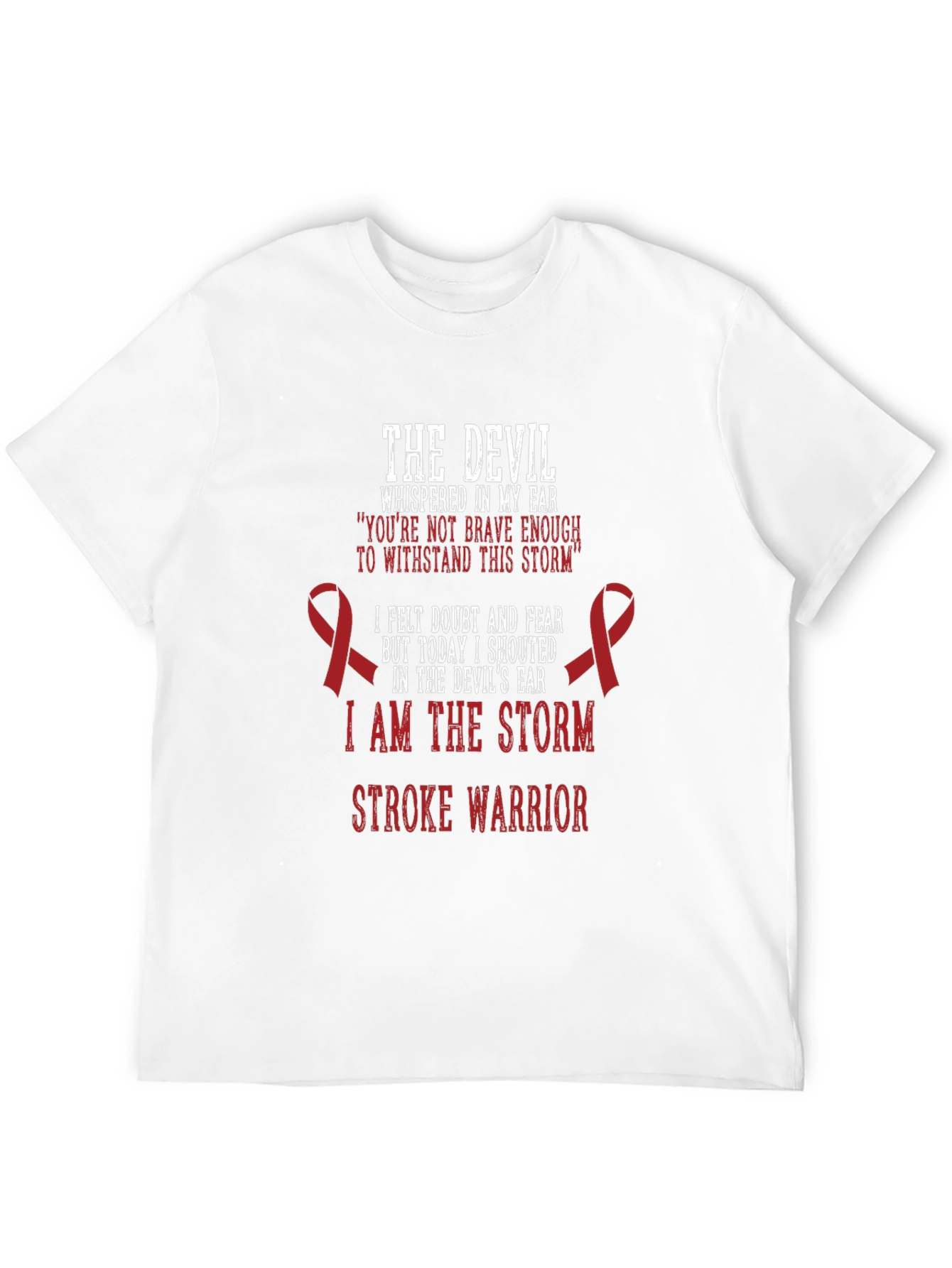 Stroke Warrior T-Shirt - Inspirational Design