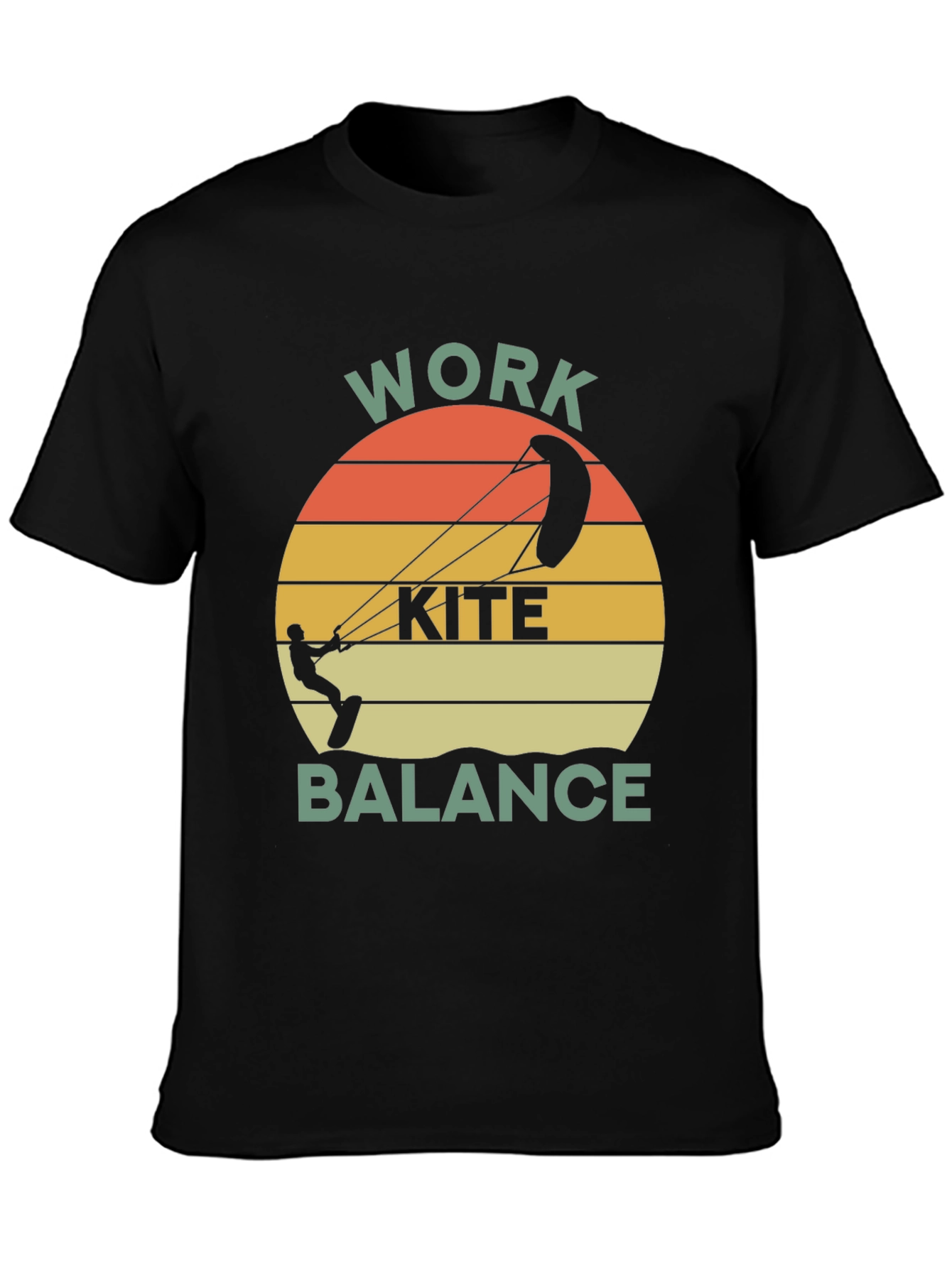 Work Kite Balance Graphic T-Shirt