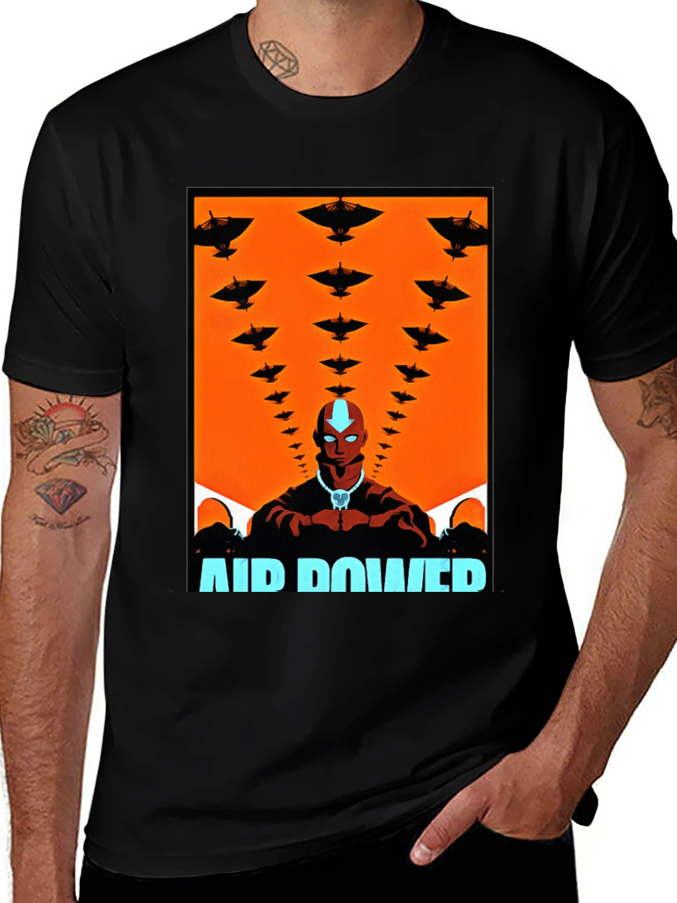 Avatar Aang Air Power T-Shirt
