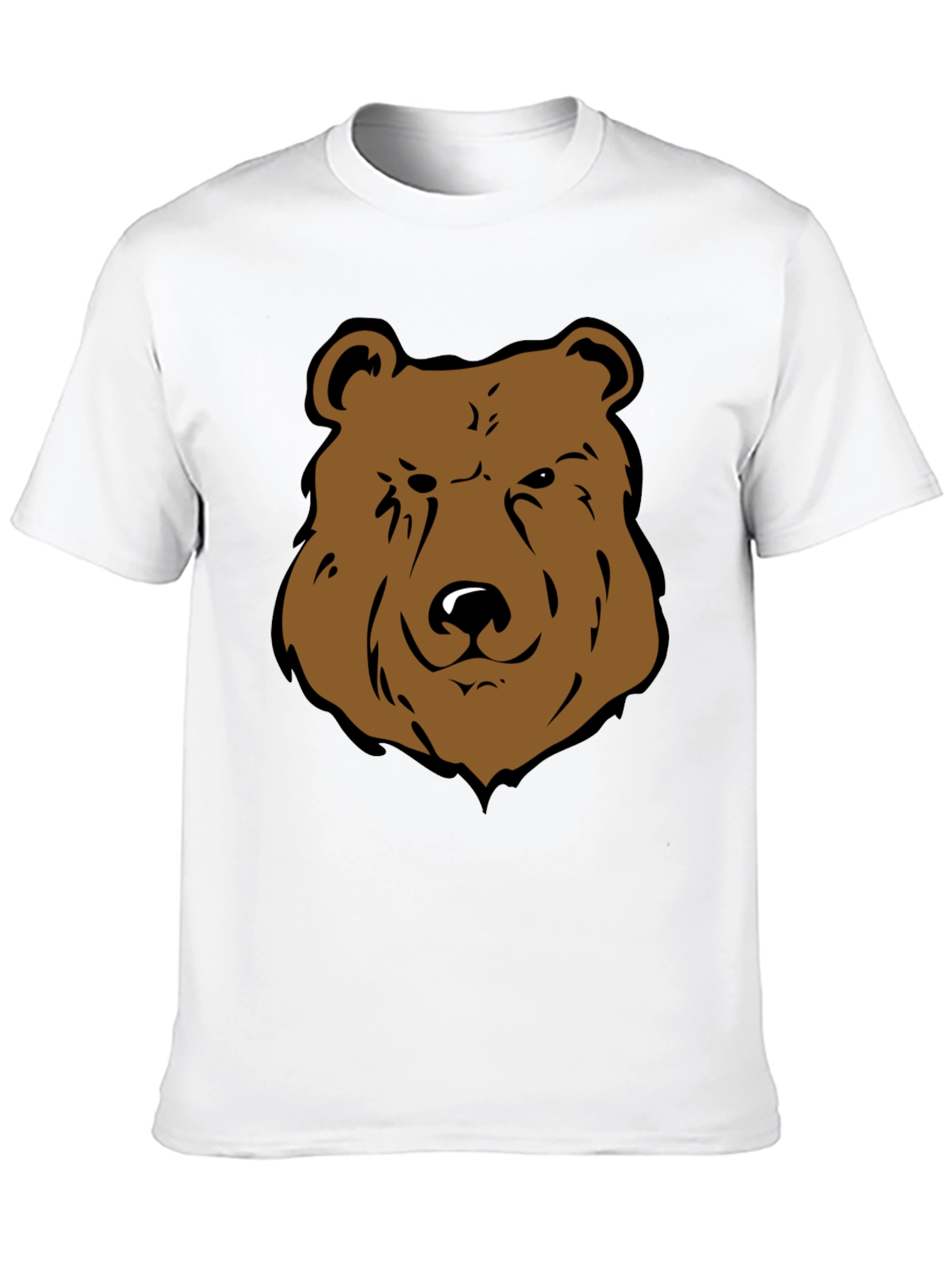 Cool Bear Graphic Tee - Black Cotton T-Shirt