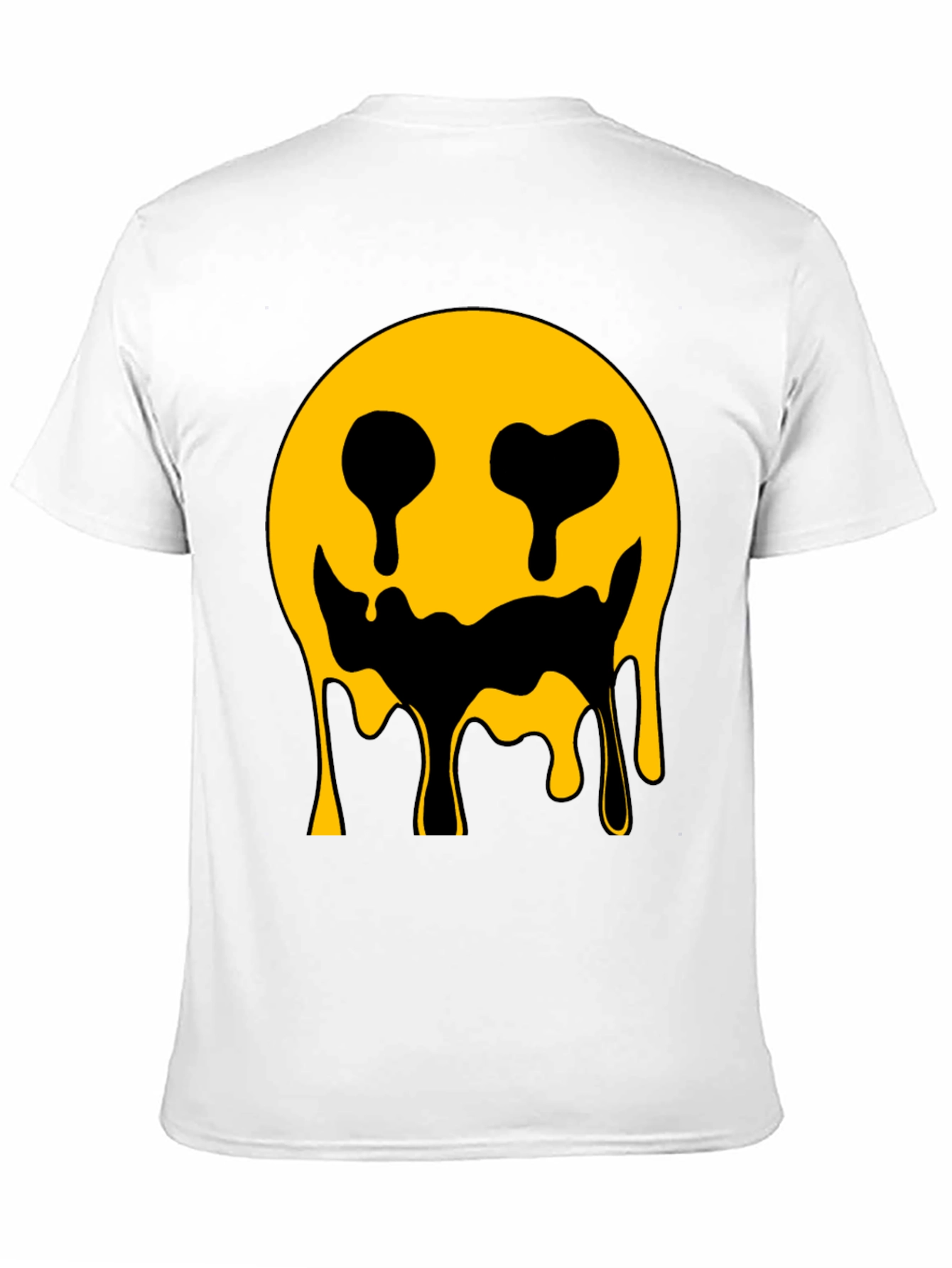Dripping Smiley Face Graphic Tee