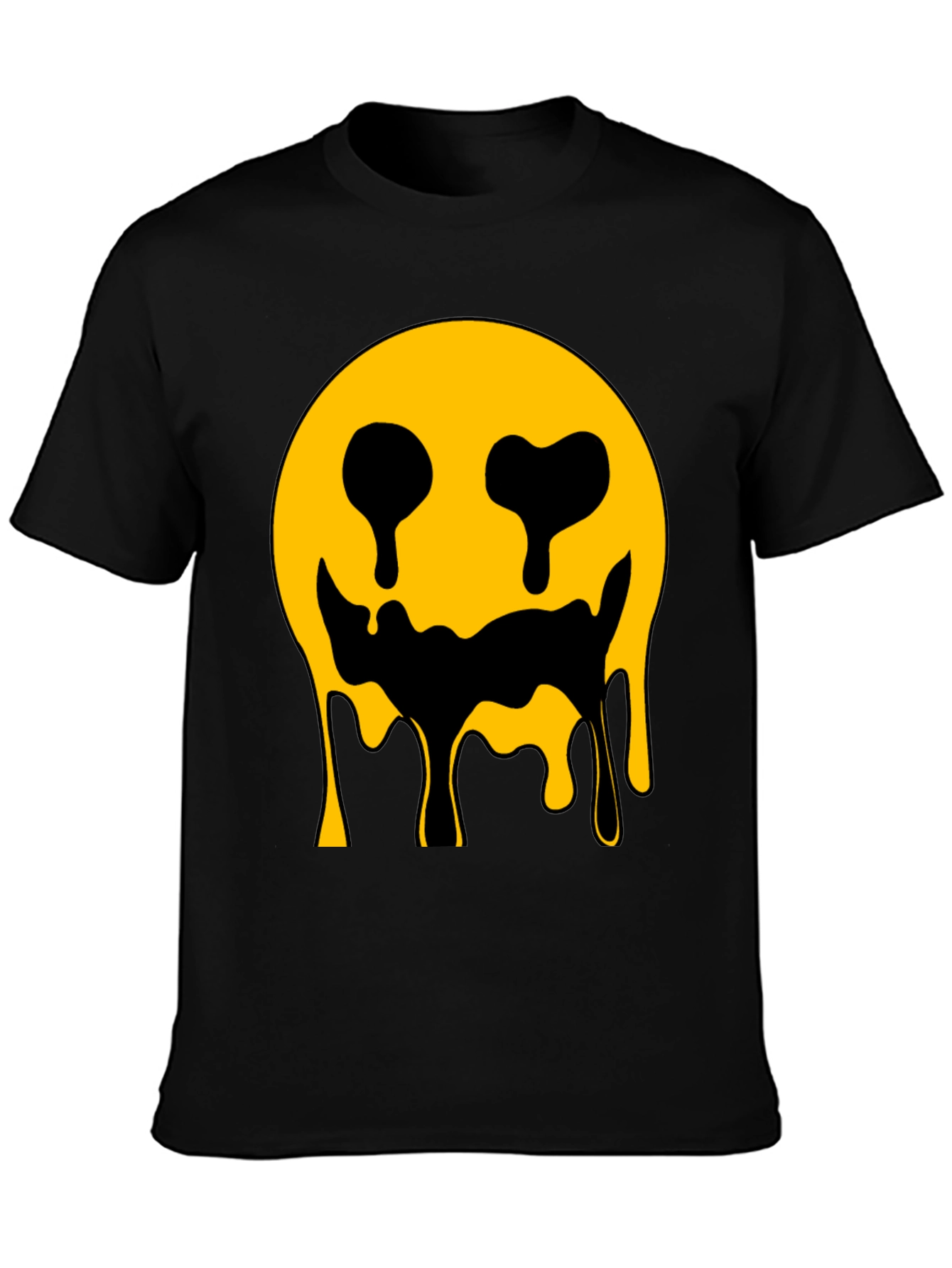 Dripping Smiley Face Graphic Tee