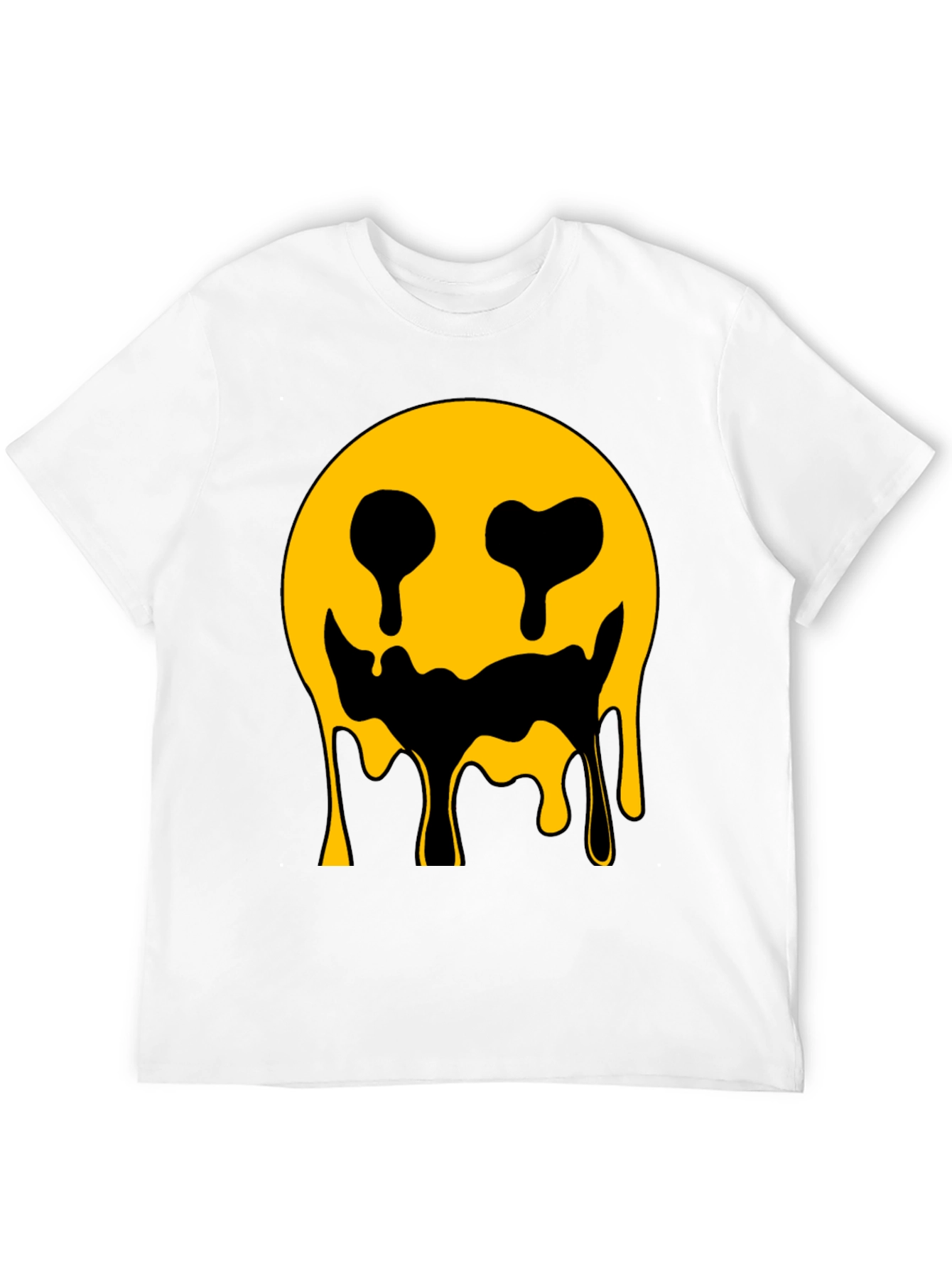 Dripping Smiley Face Graphic Tee