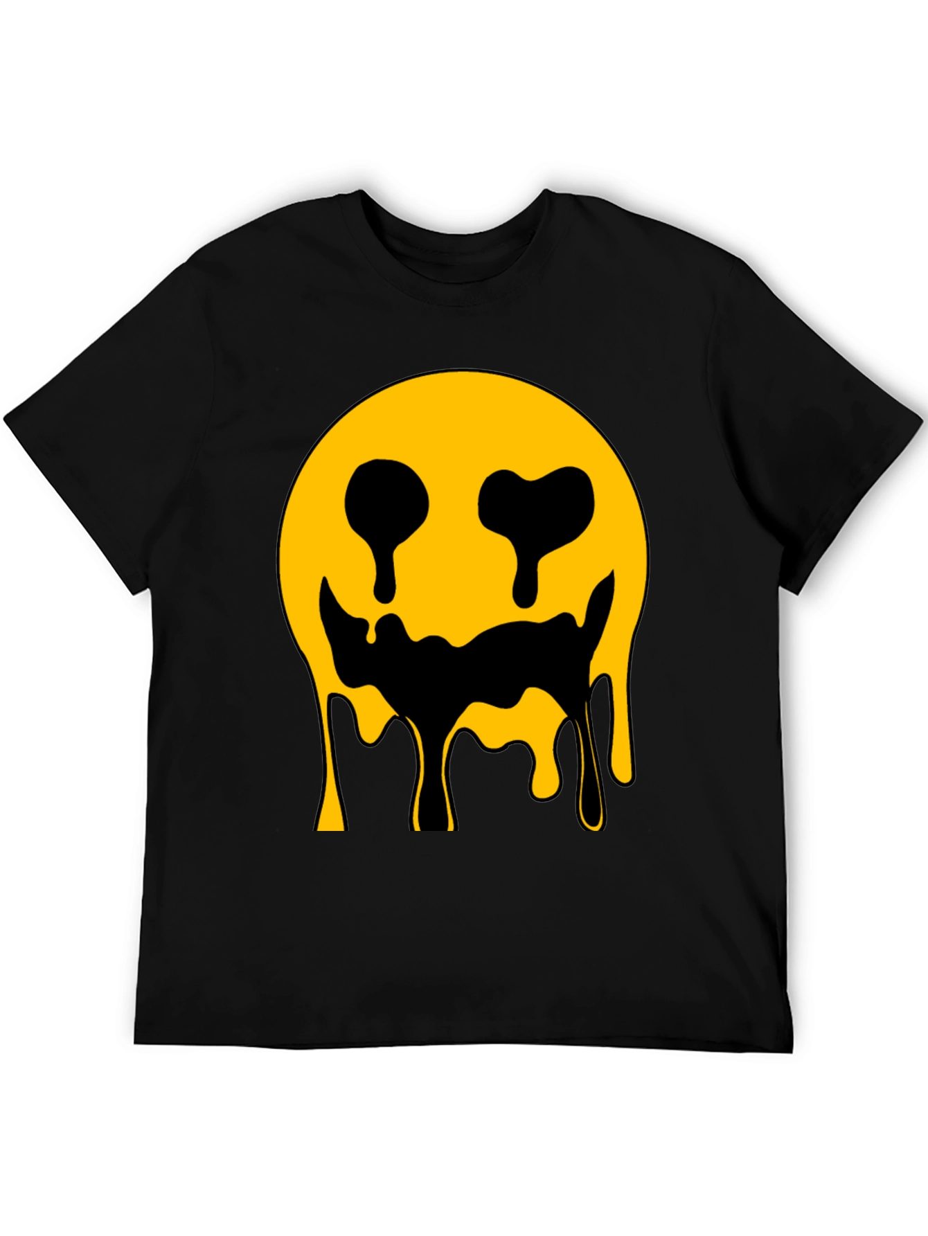 Dripping Smiley Face Graphic Tee